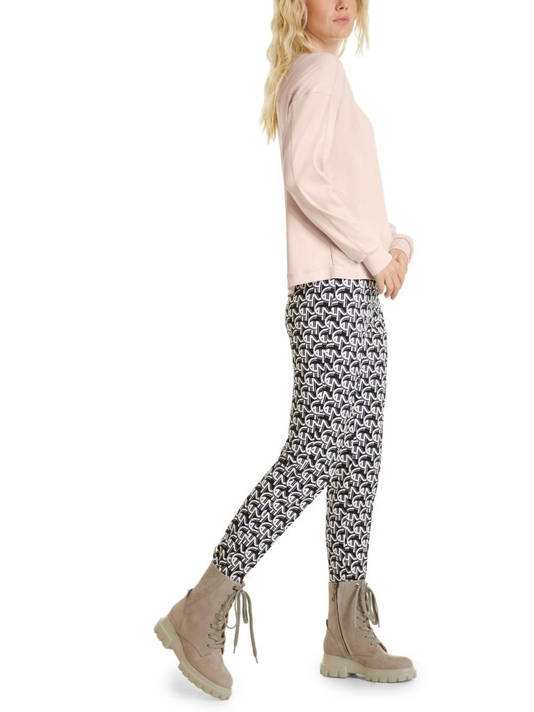 Blusenshirt aus Materialmix