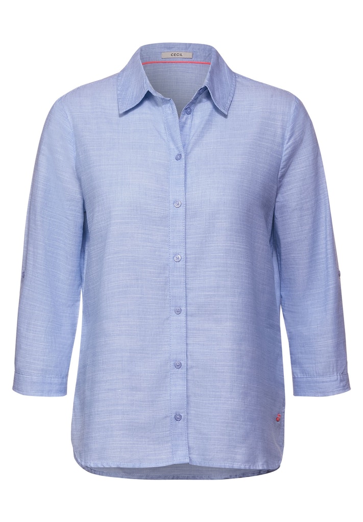 Chambray Long Bluse