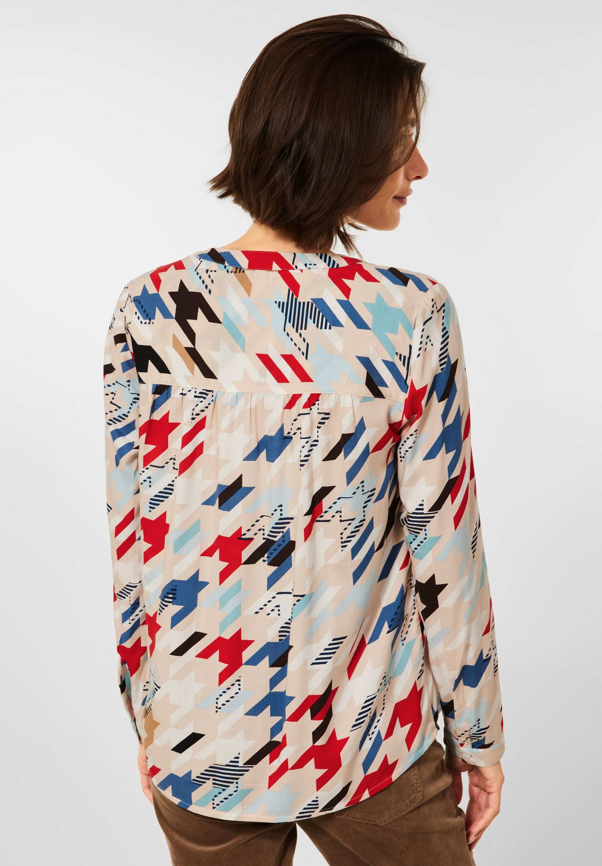 Bluse mit Multicolorprint