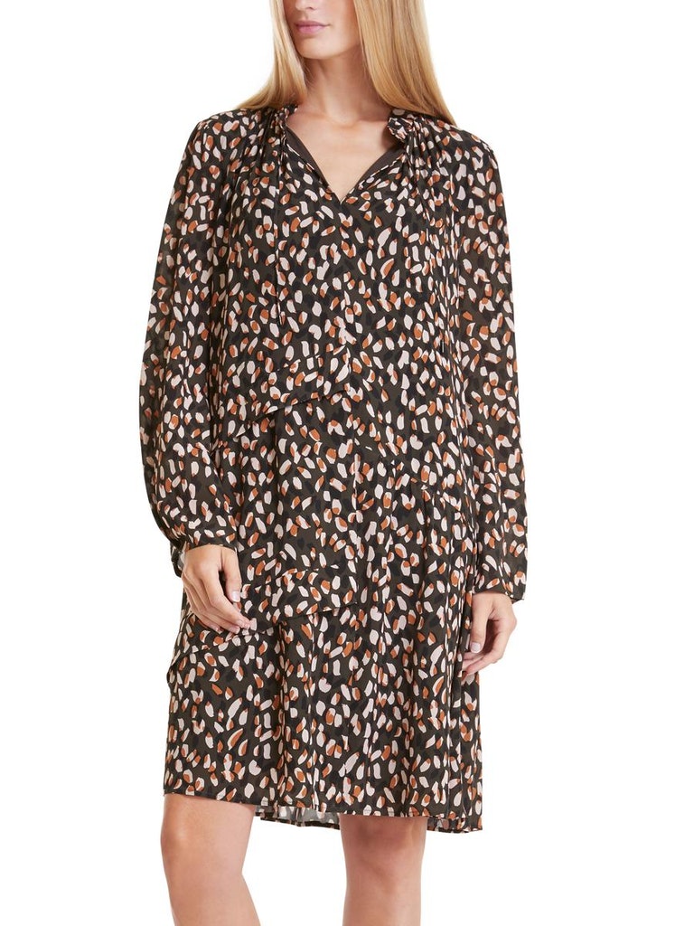 Gemustertes Kleid aus Viskose