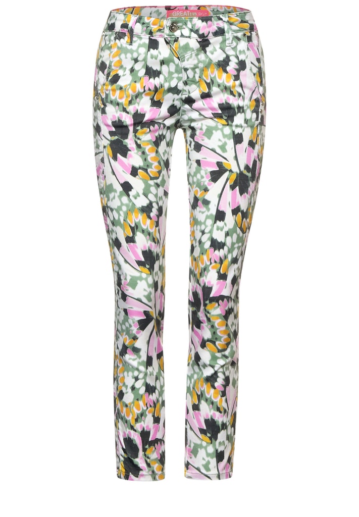 Casual Fit Hose mit Print