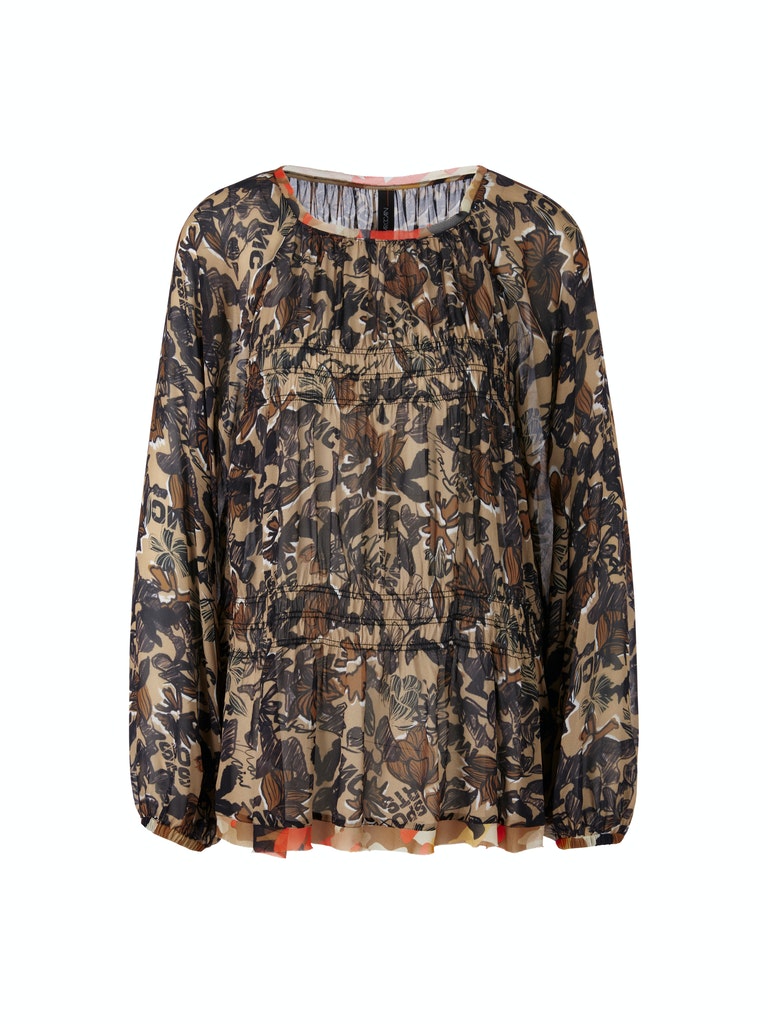 Blusenshirt mit Print-Mix