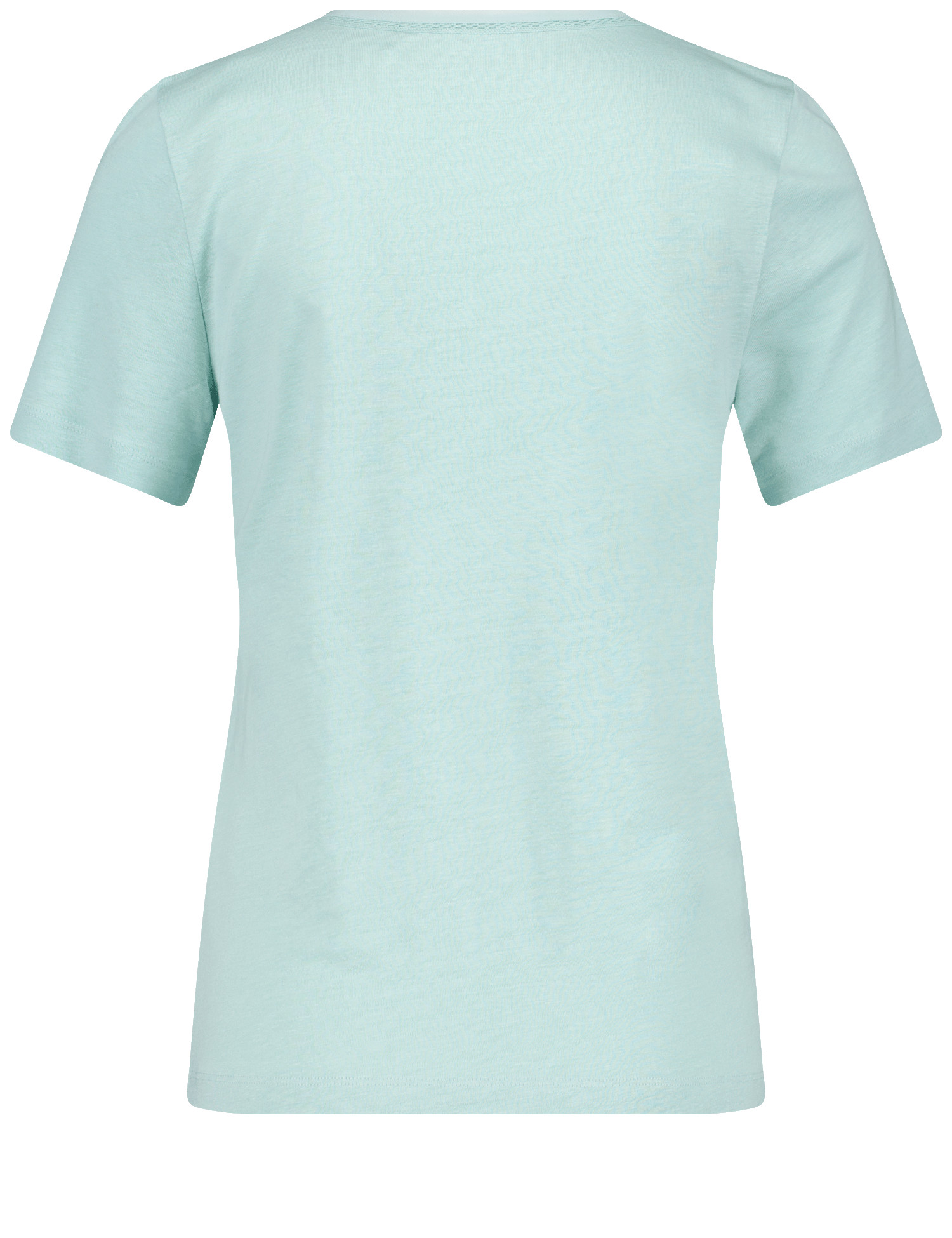 T-Shirt aus Viskose-Leinen-Mischung