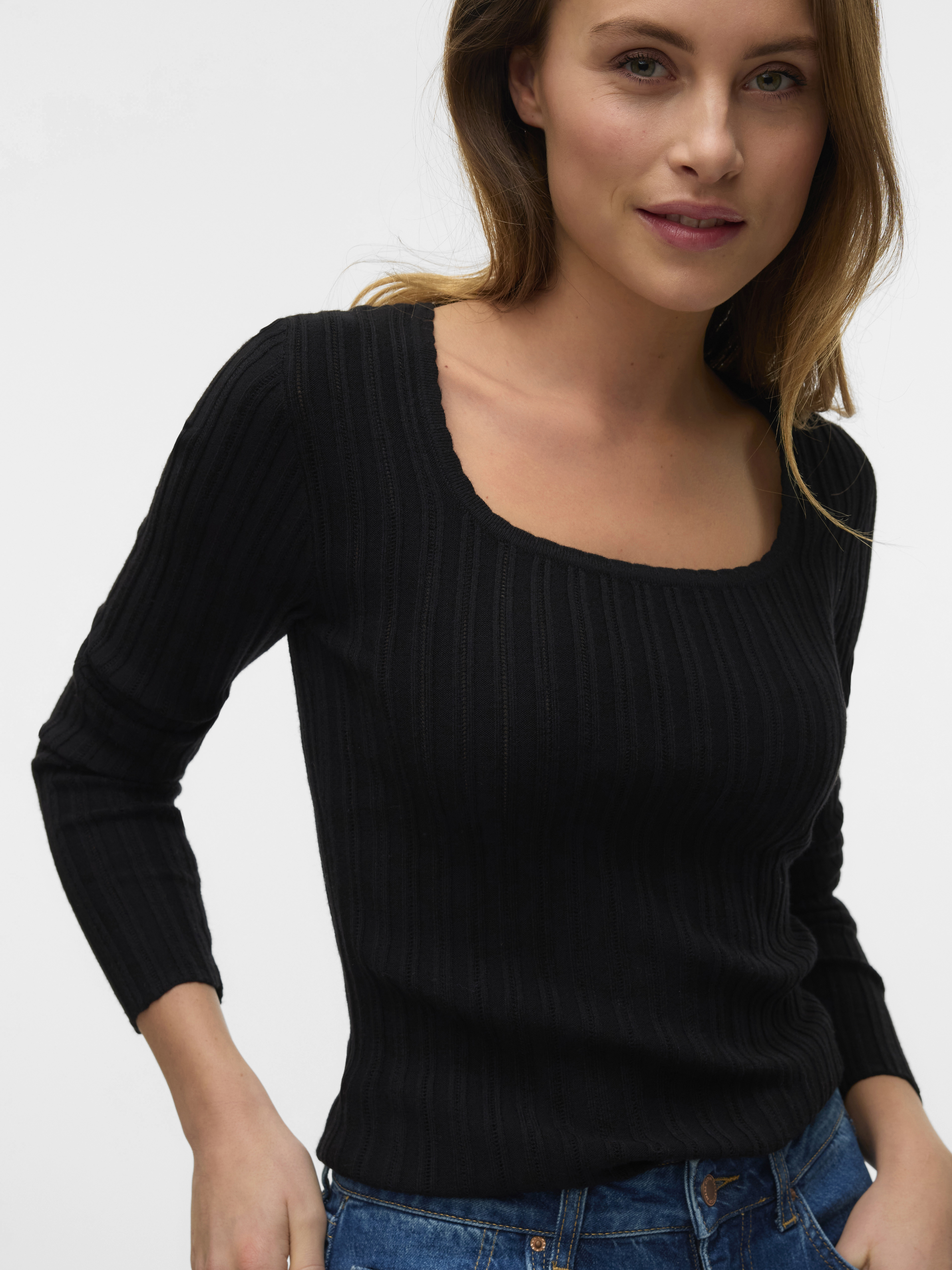 VMCECILIE LS U-NECK PULLOVER GA