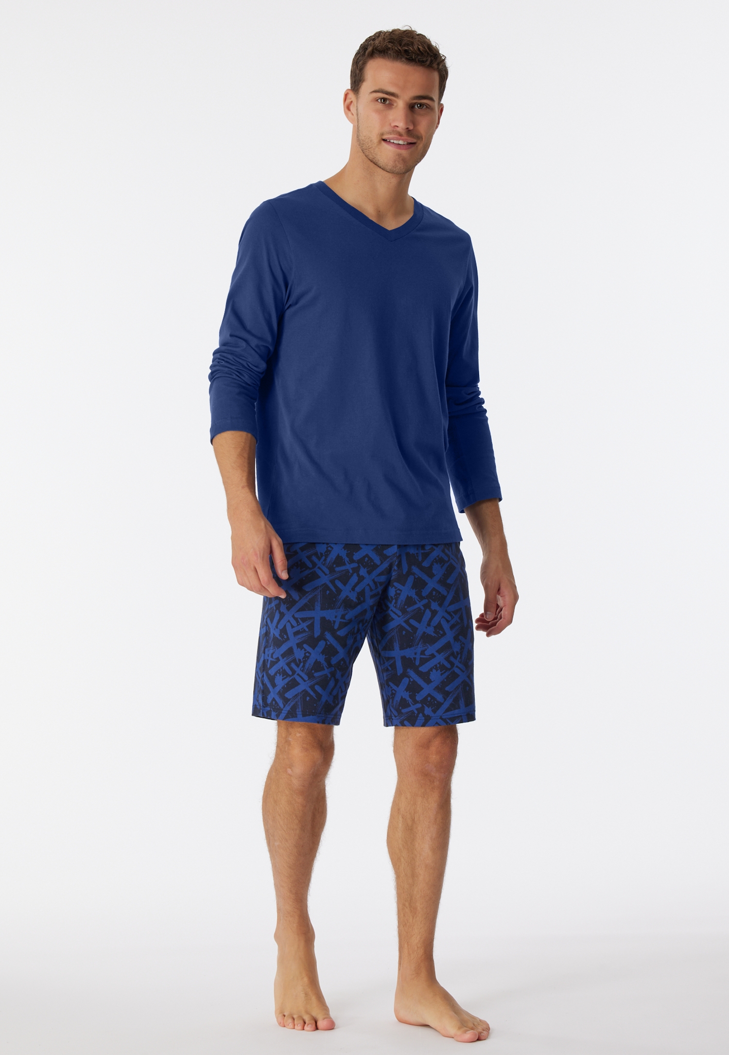 Langarmshirt V-Ausschnitt