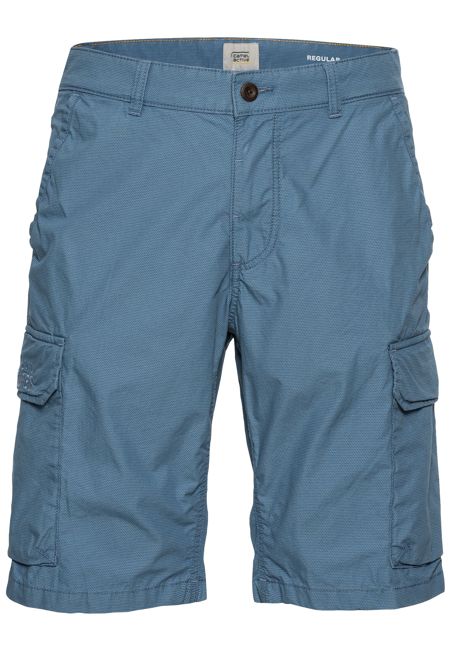 Regular Fit Cargo Shorts mit Minimal Print