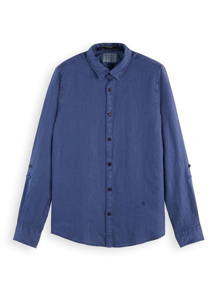 Regular fit linen shirt