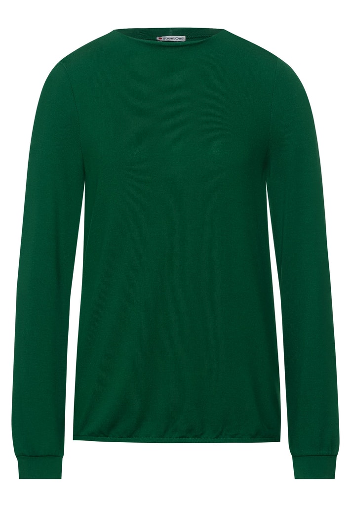 Shirt in Unifarbe
