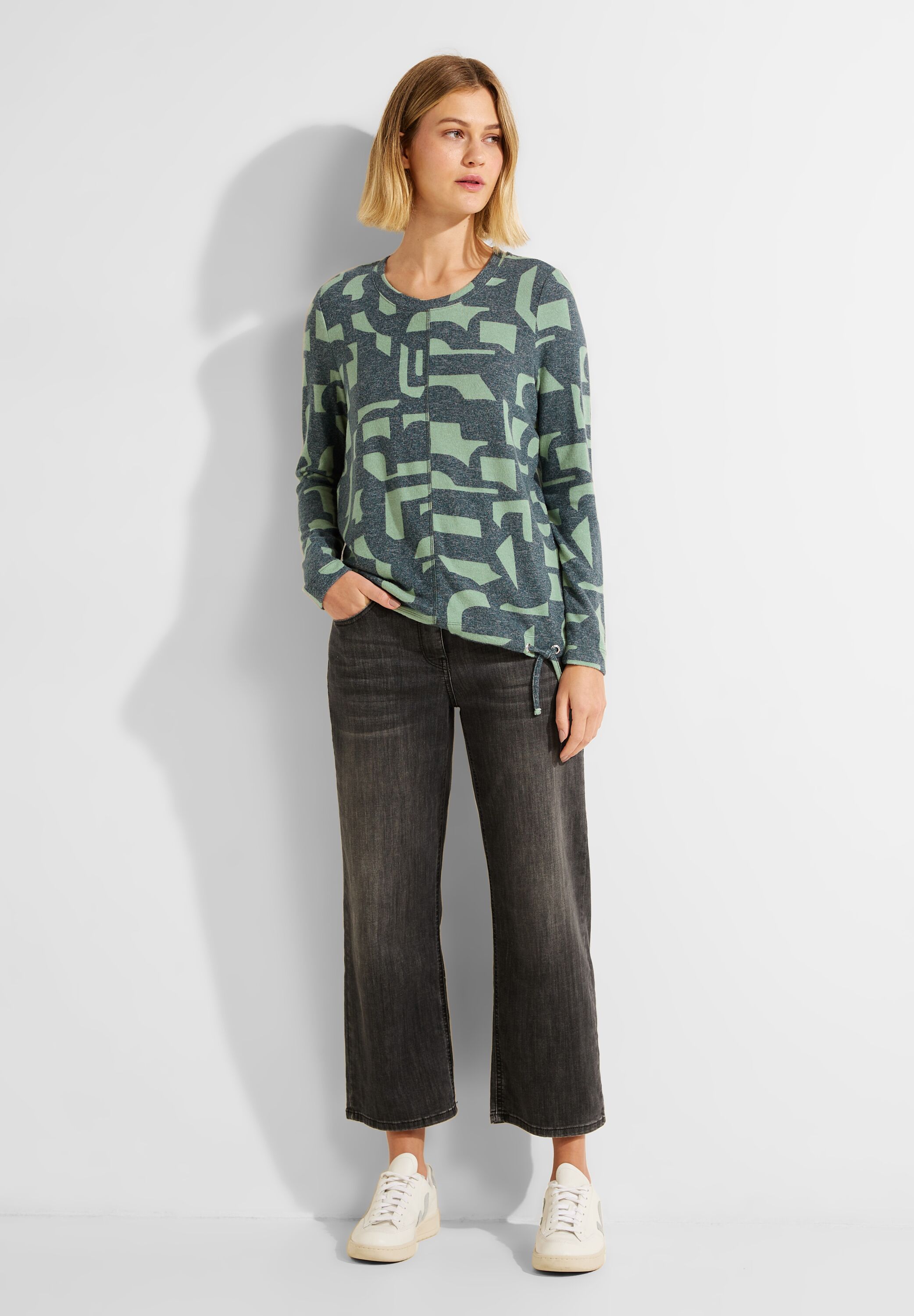 Shirt mit Letter Print
