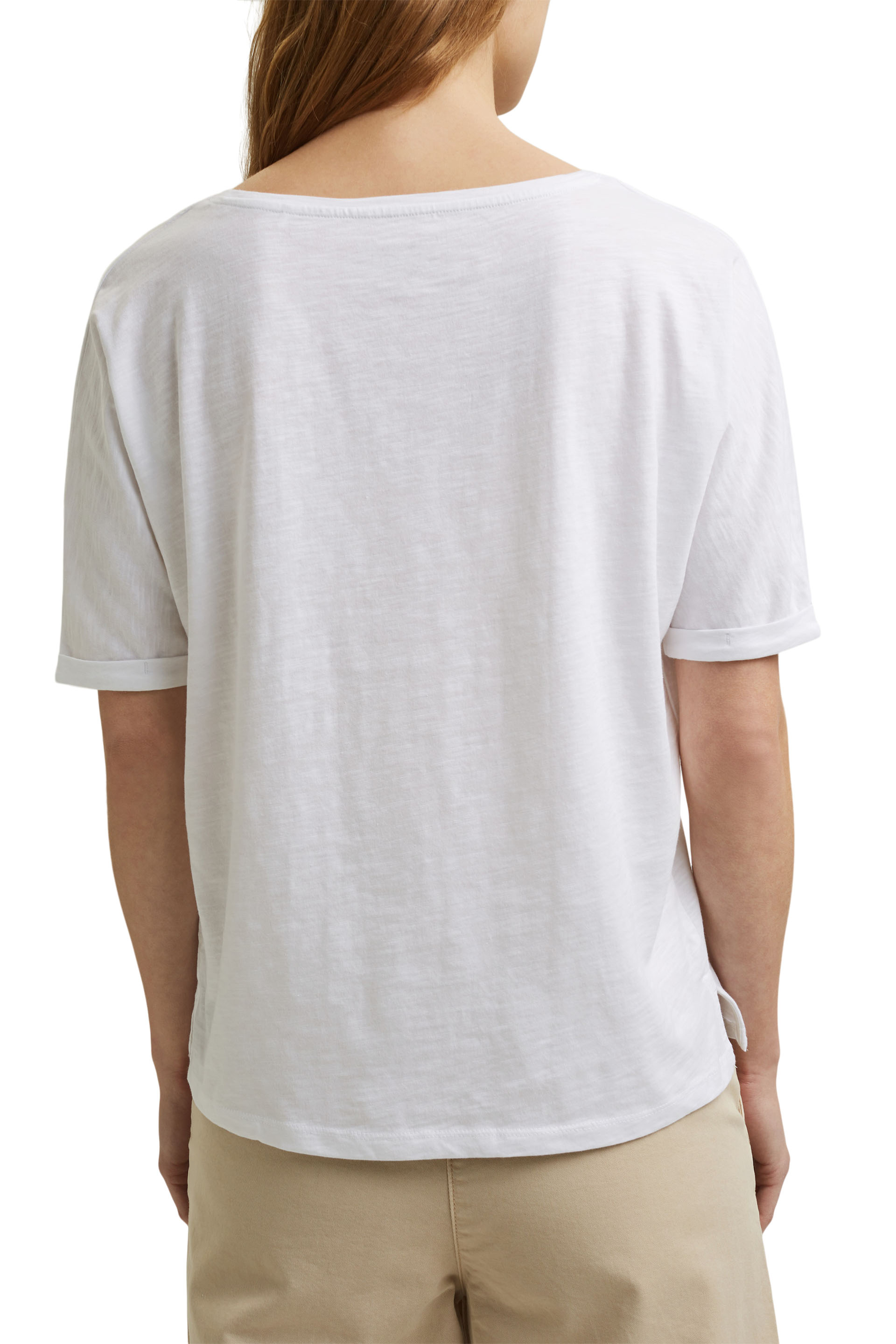T-Shirt mit Line-Art, Organic Cotton