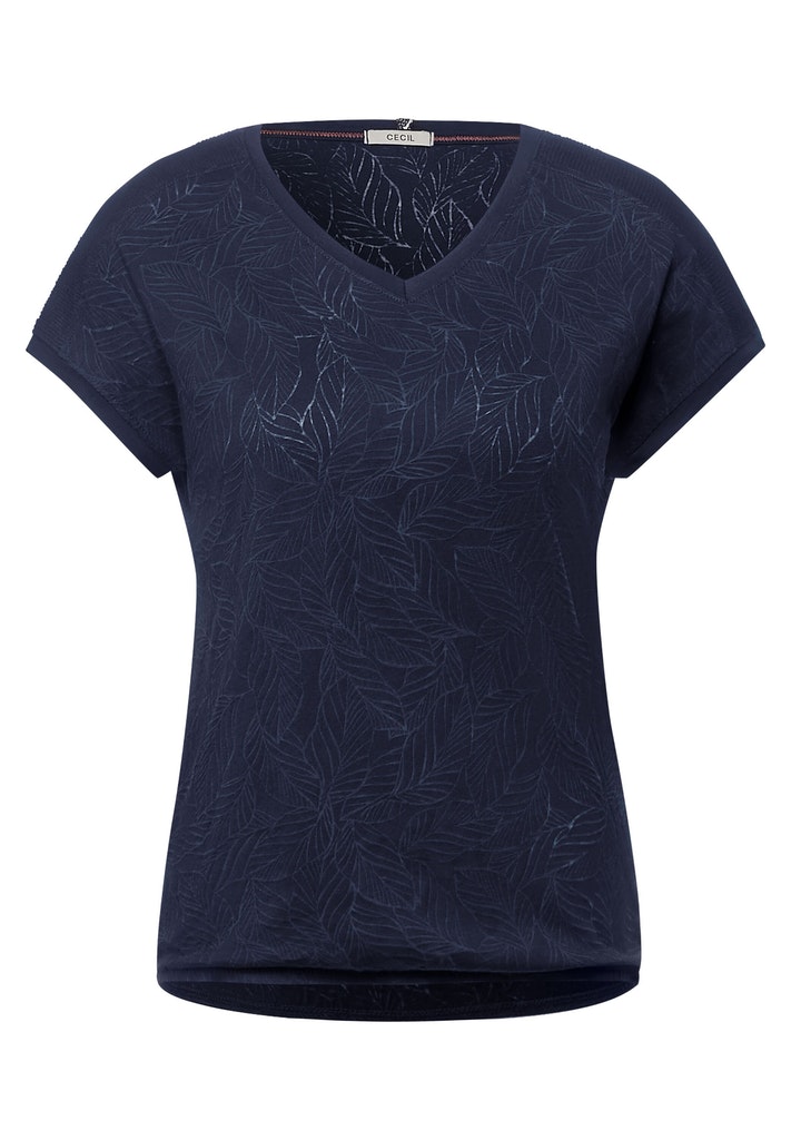 T-Shirt in Burnout Optik