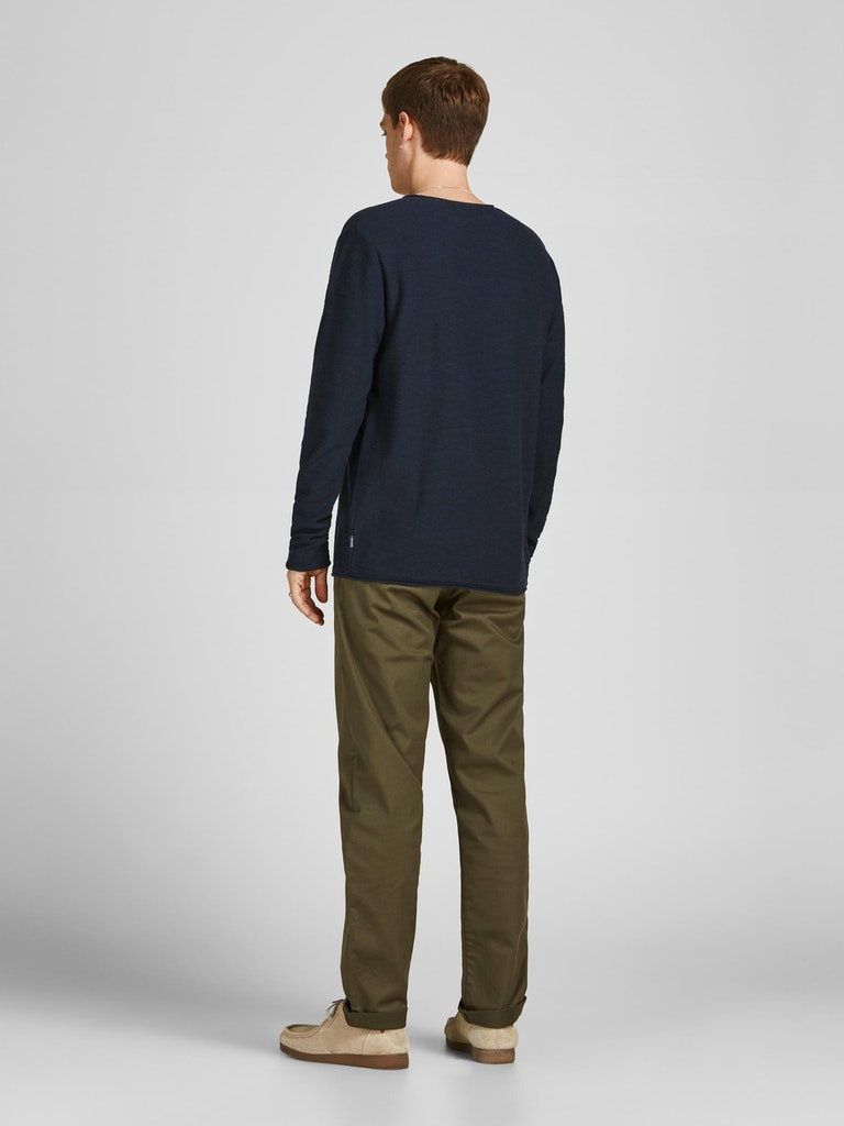 JJEGEORGE KNIT LINEN CREW NECK