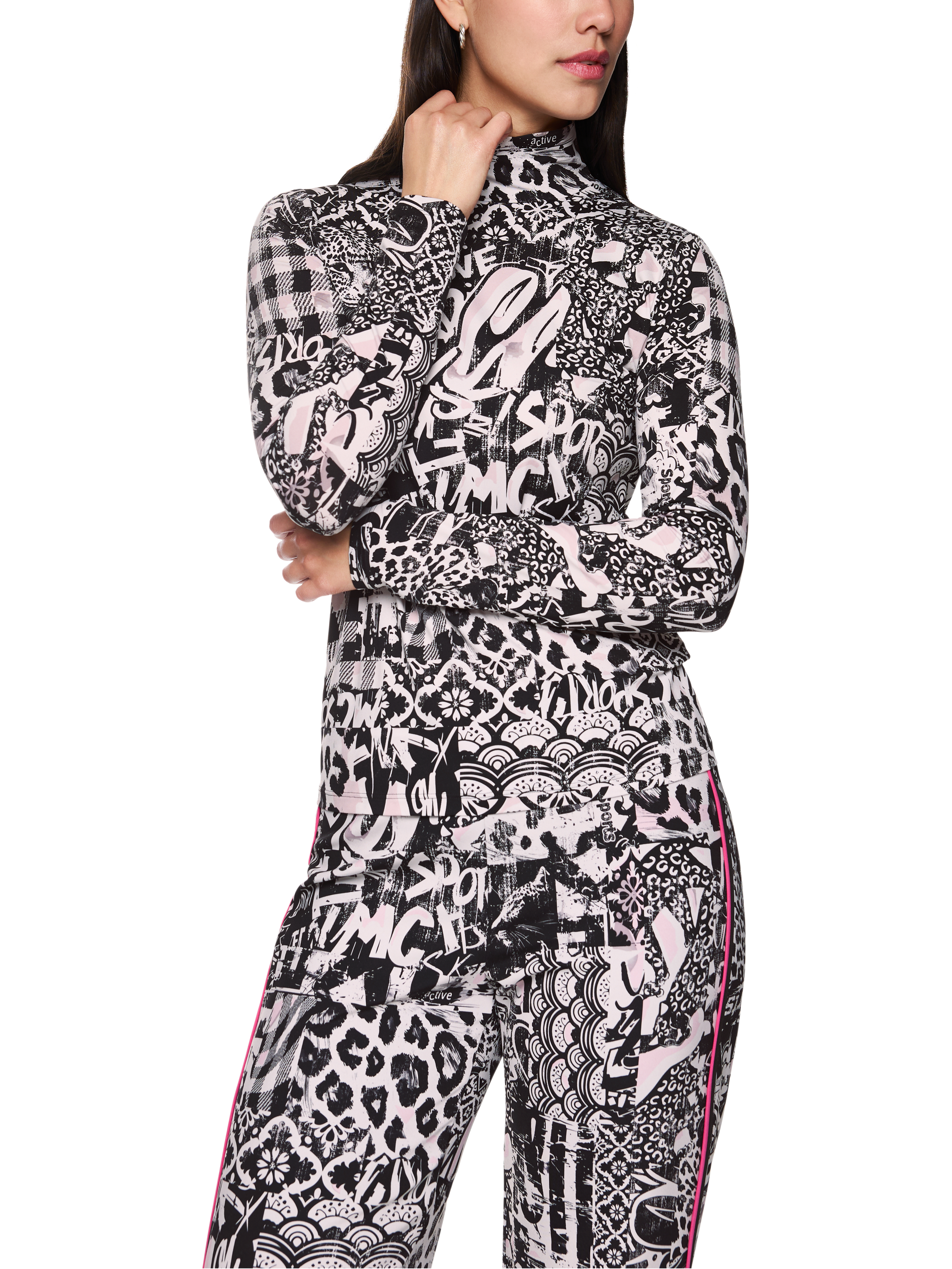 Langarmshirt mit Turtleneck