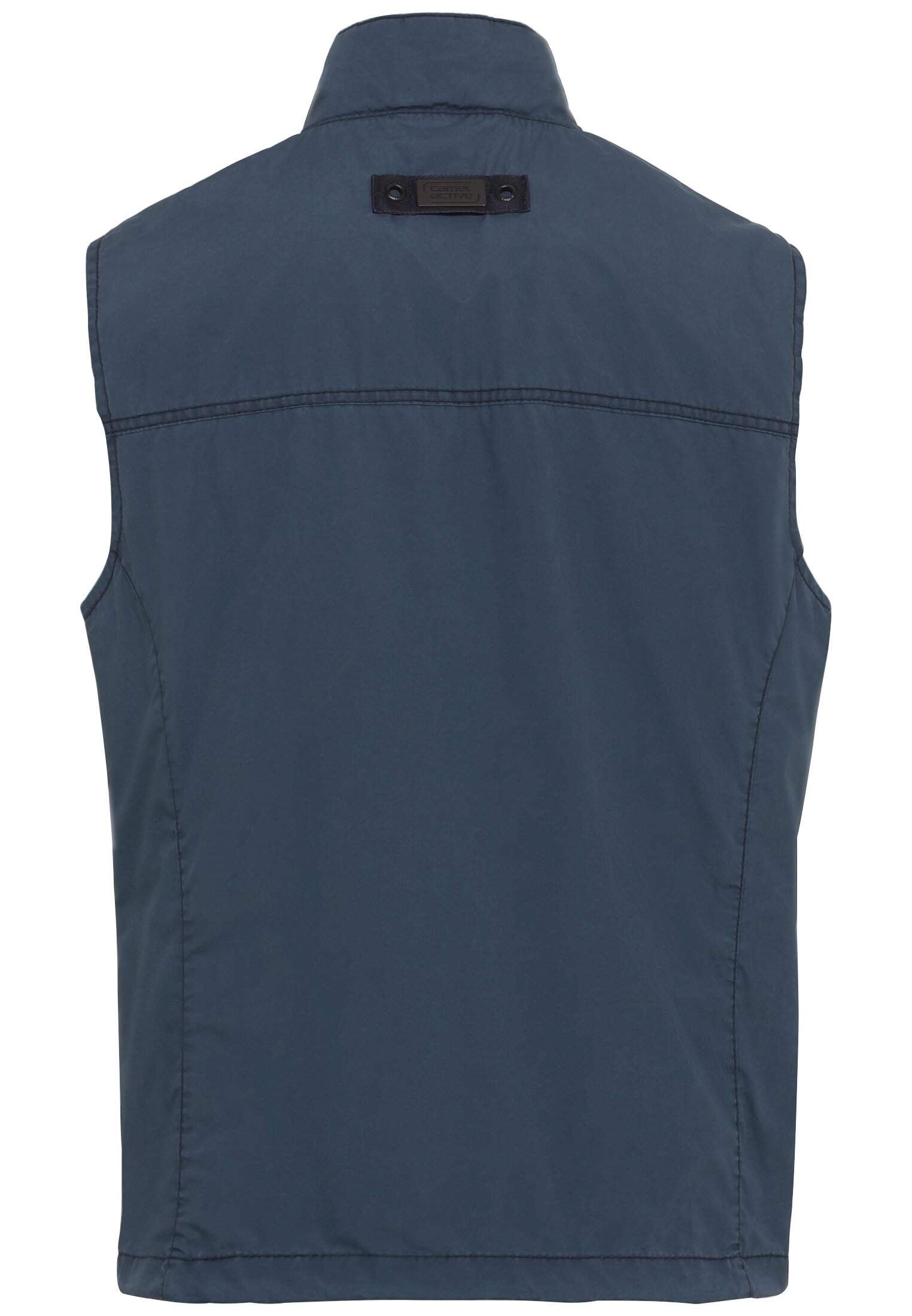 Multipocket Weste mit Stehkragen