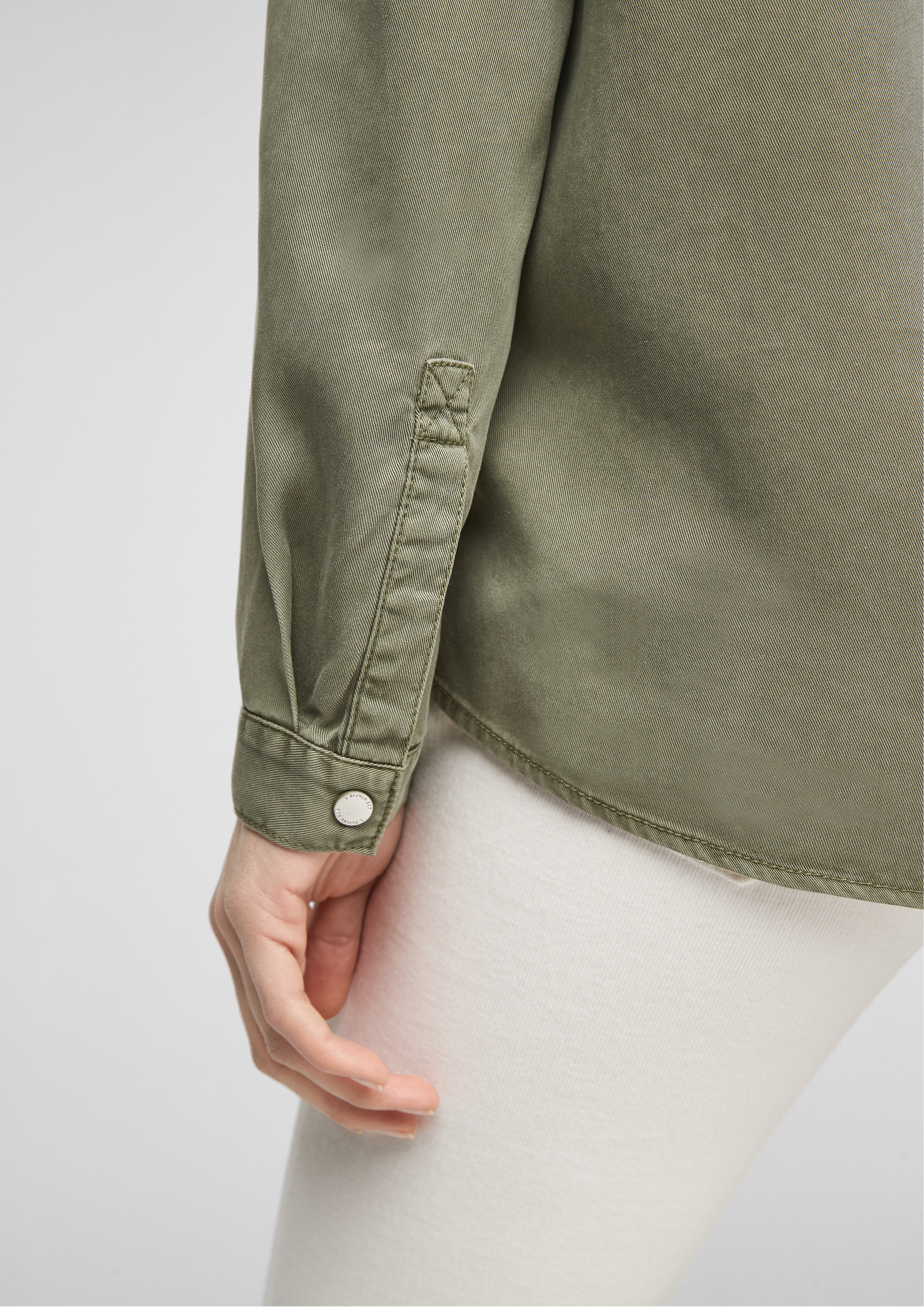 Twill-Bluse