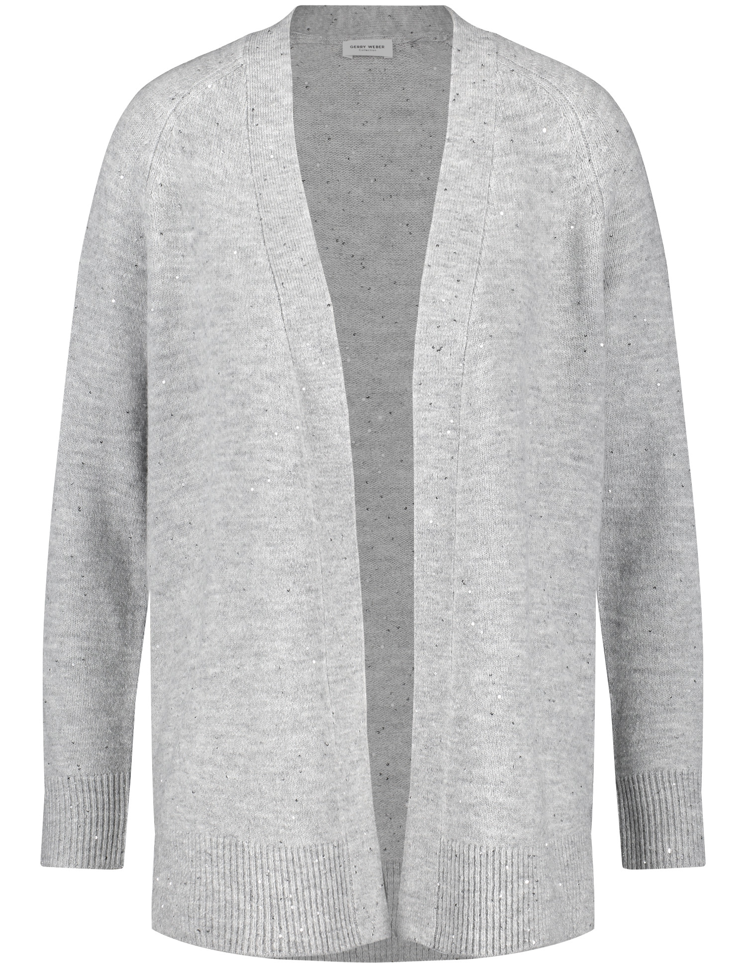 Strickjacke mit Glitzersteinen