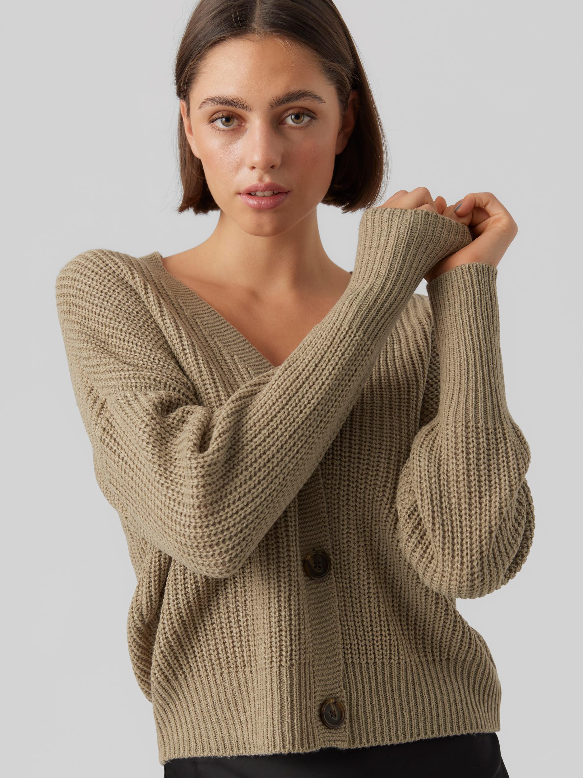 VMLEA LS V-NECK CUFF CARDIGAN  NOOS