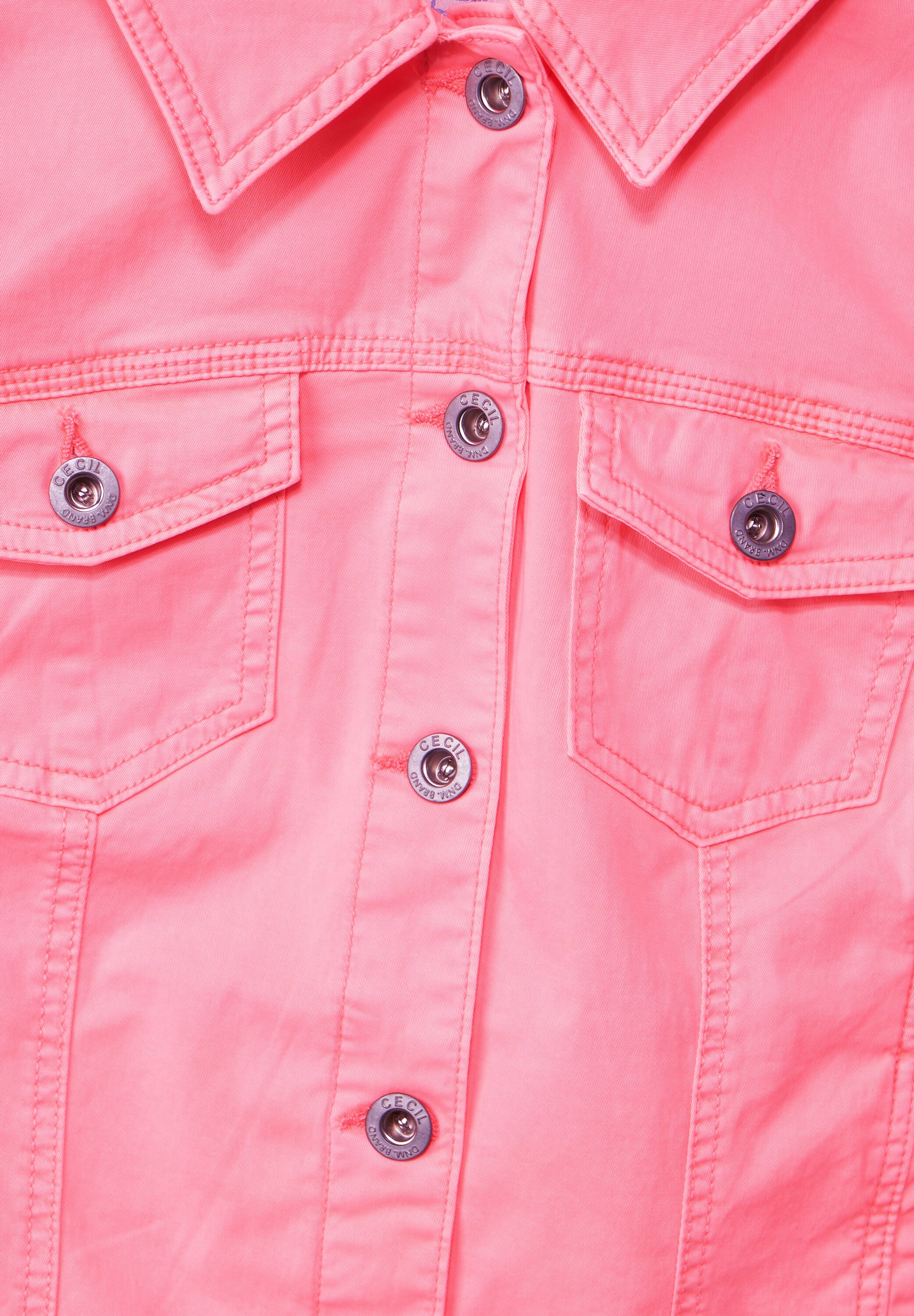 Farbige Jeansjacke
