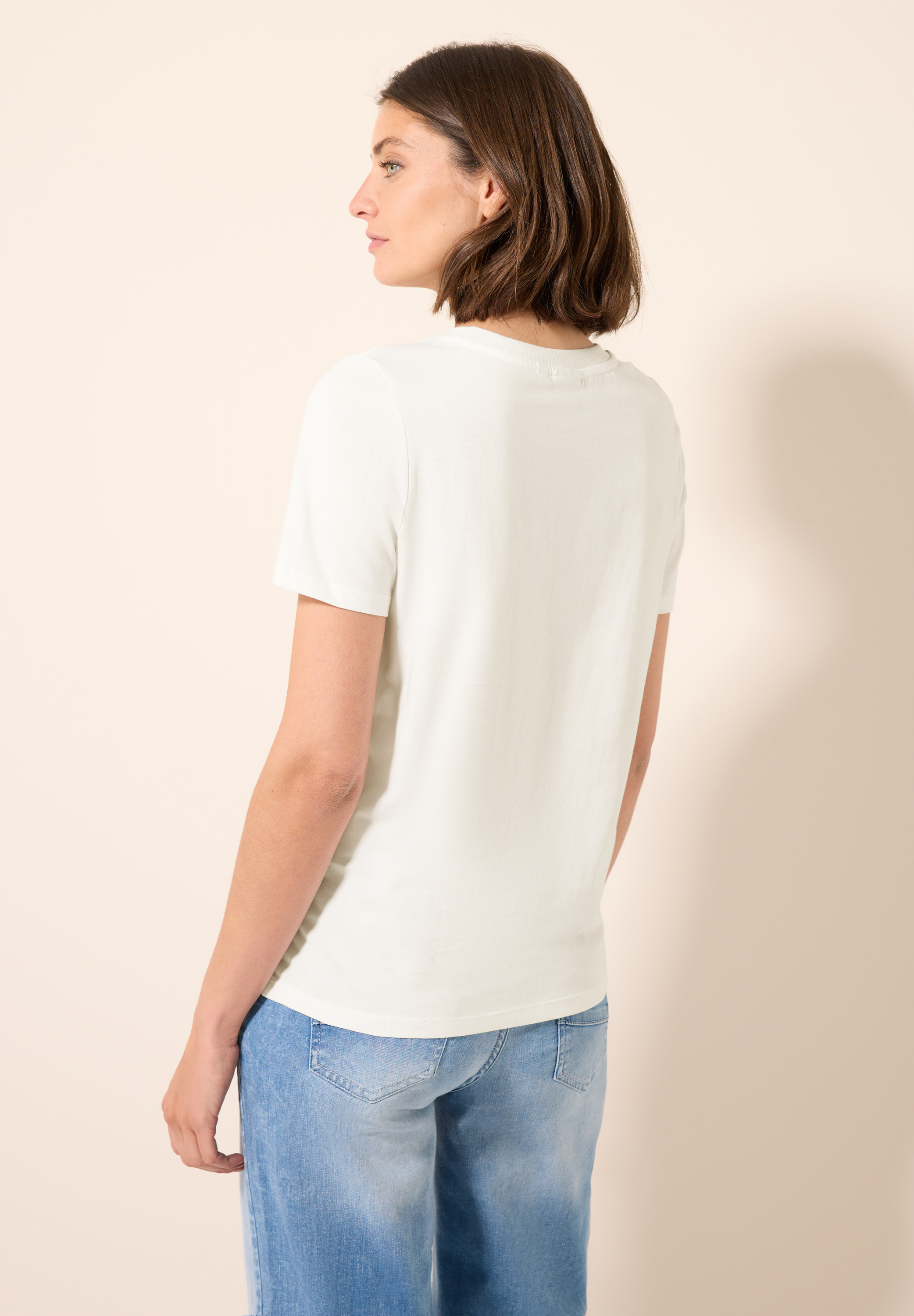 T-Shirt mit Folienprint
