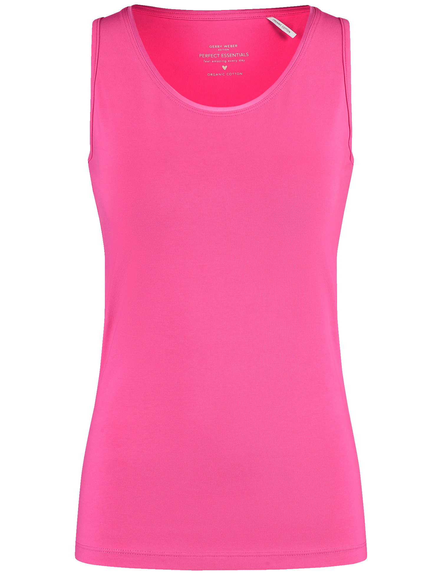 Basic Top nachhaltigem Baumwoll-Stretch