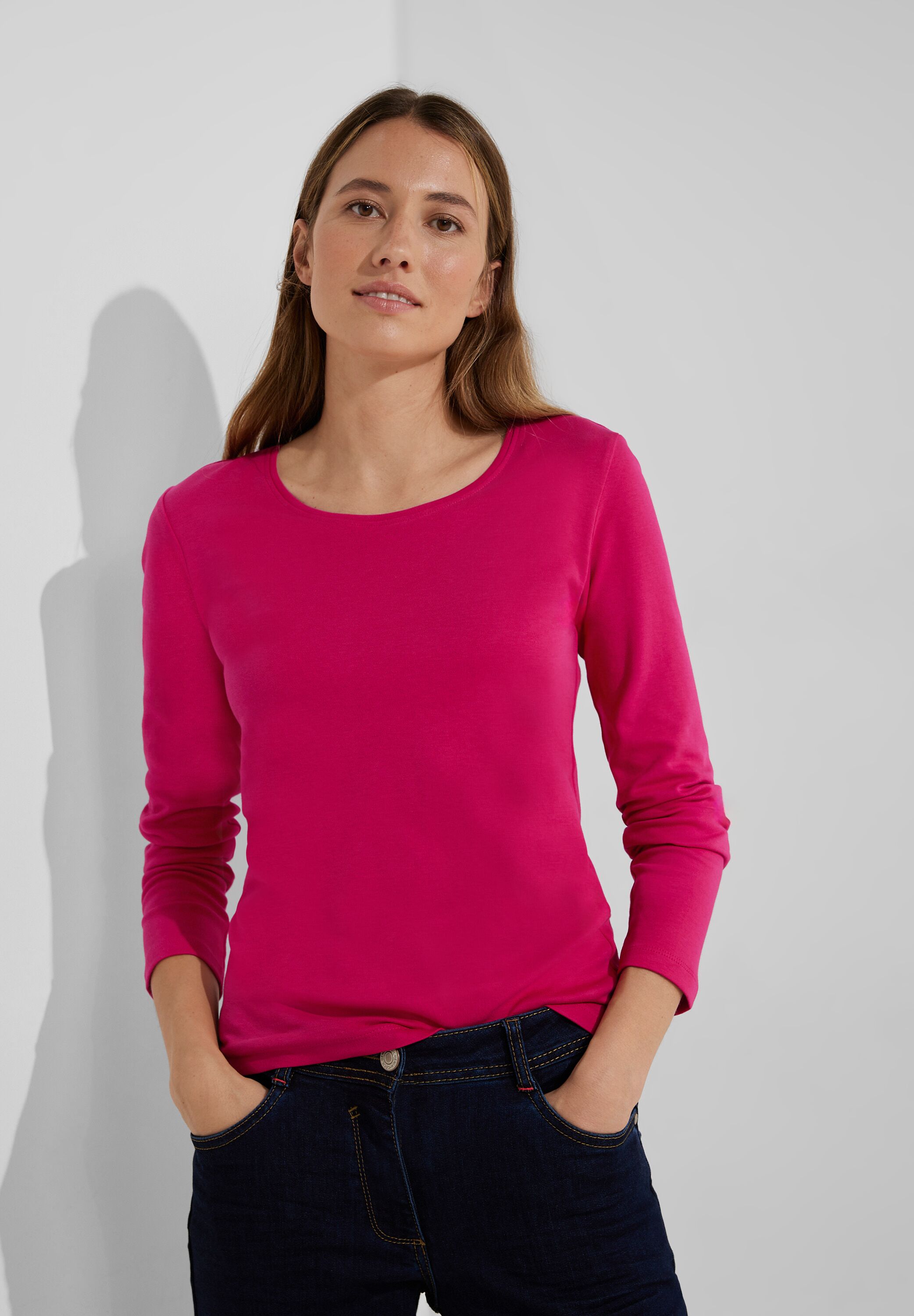 Basic Langarmshirt