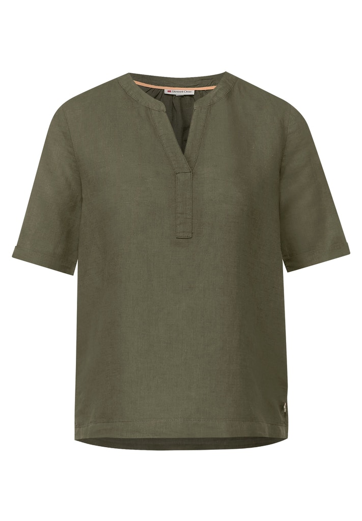 Blusenshirt im Leinen Look