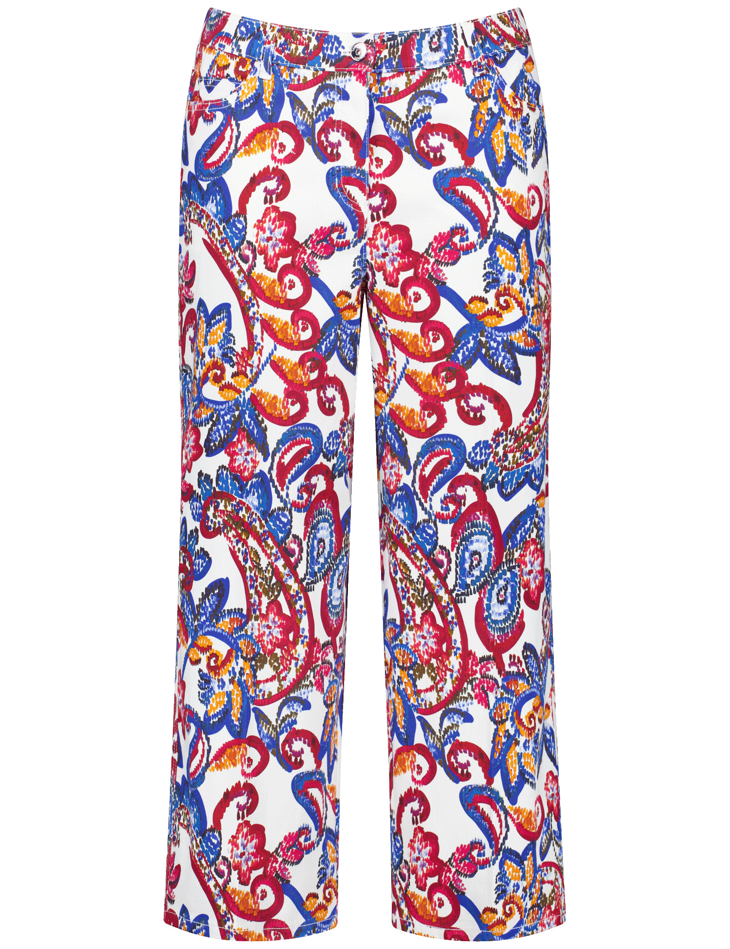 Weite 3/4 Hose mit Pailey-Print Lotta