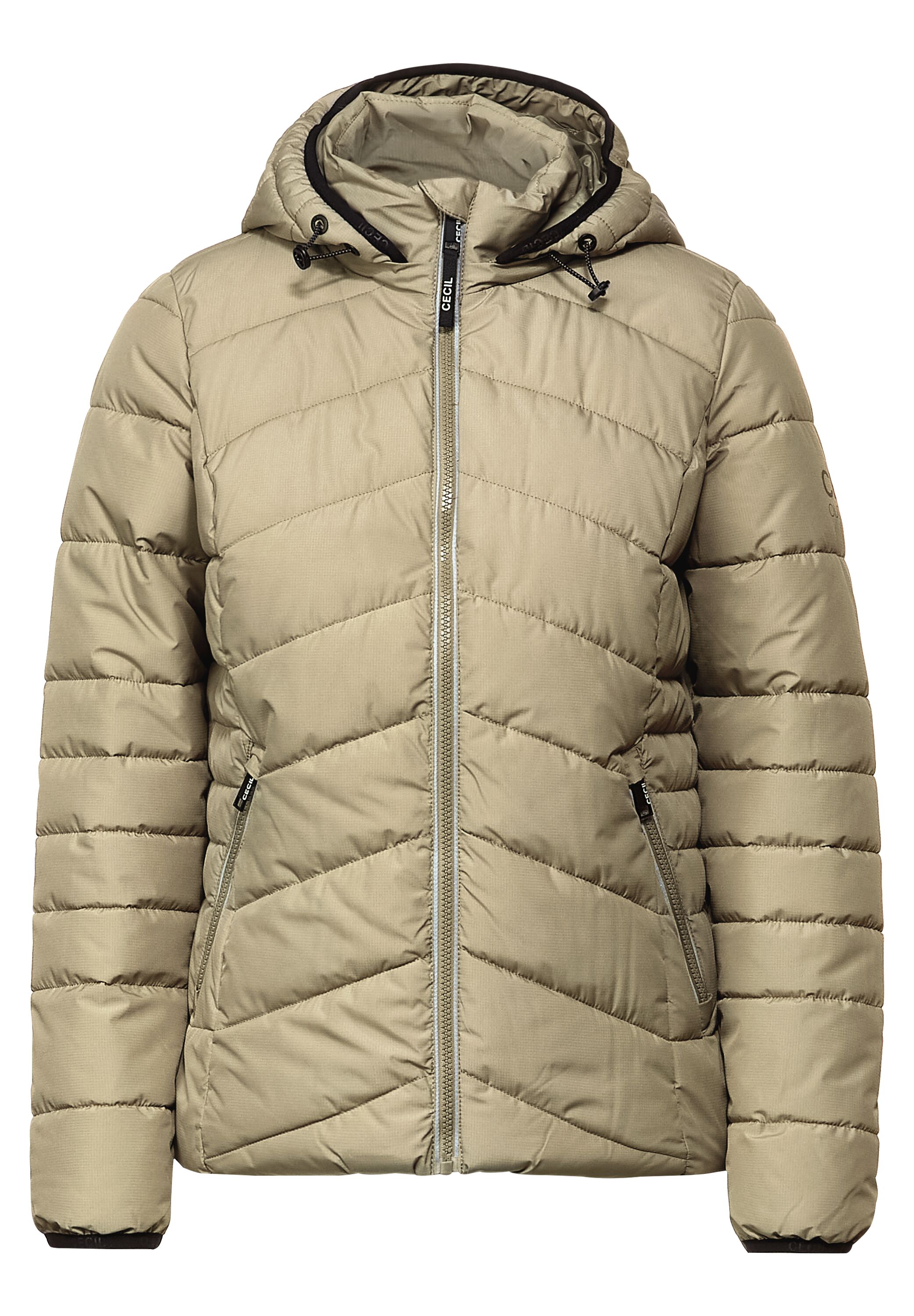 Steppjacke mit Kapuze