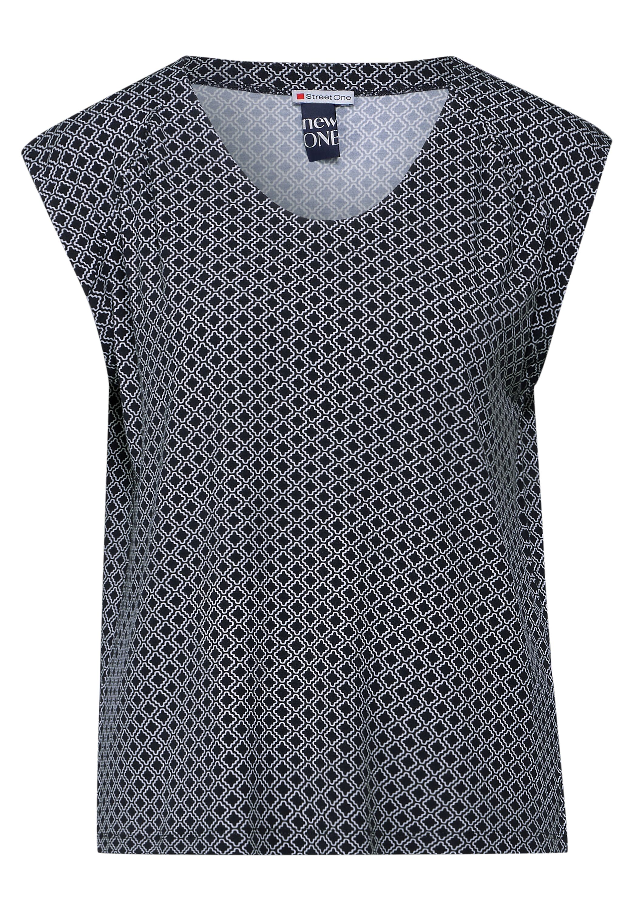 Jersey Top mit Print