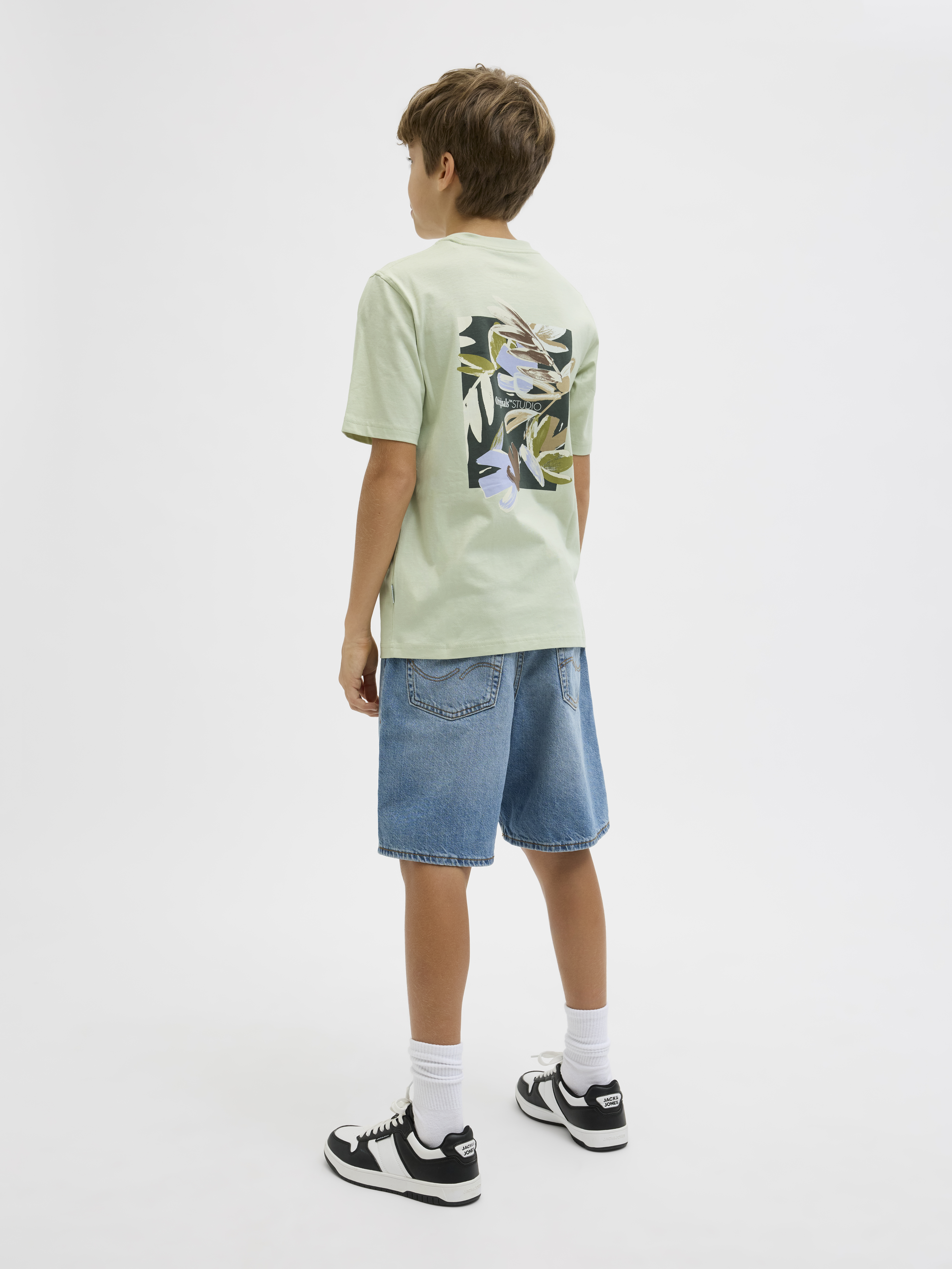 JORVARENNA PAINTED BACK TEE SS CRE JNR