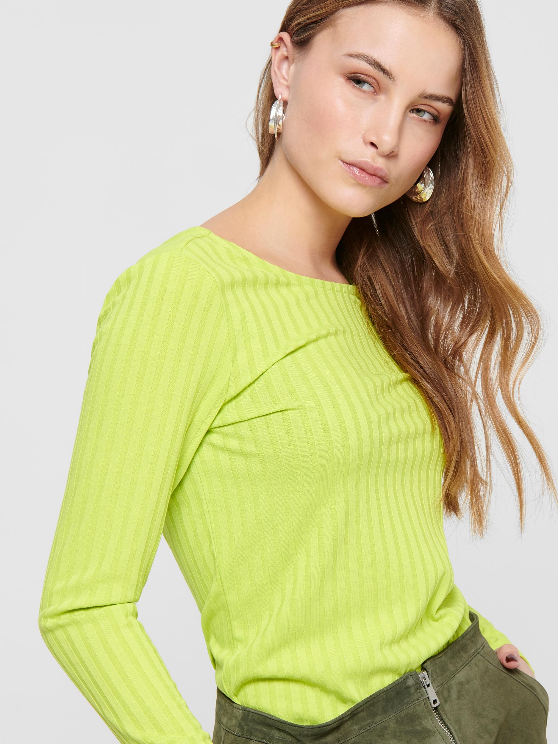 ONLGINA L/S DEEP BACK TOP JRS