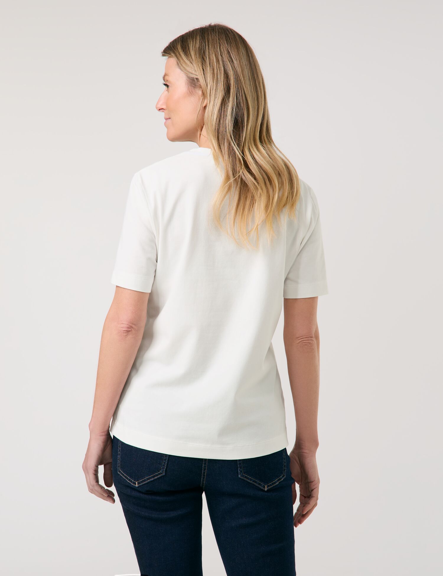 T-Shirt mit platziertem Frontprint