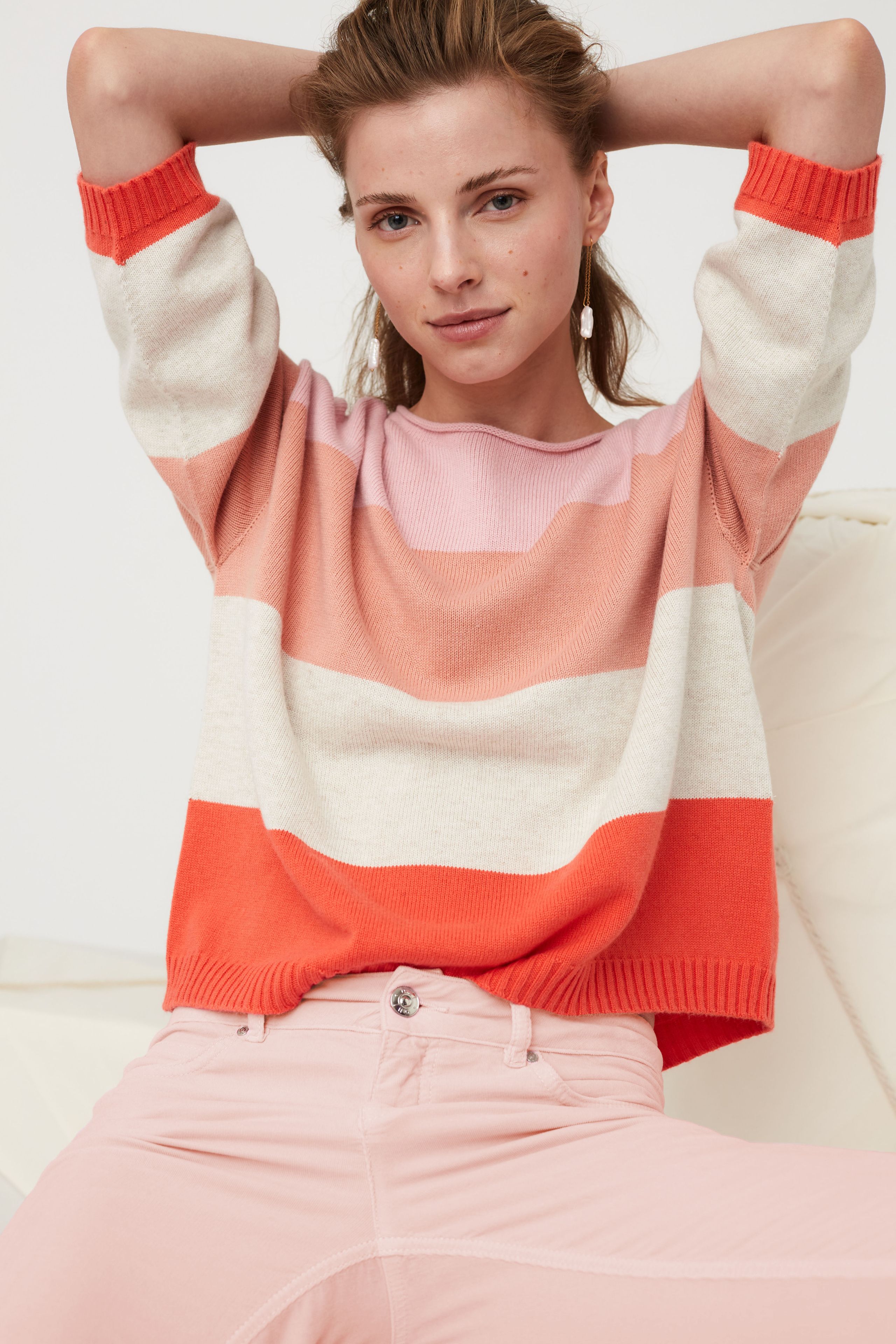 Pullover mit Baumwolle und Viskose
