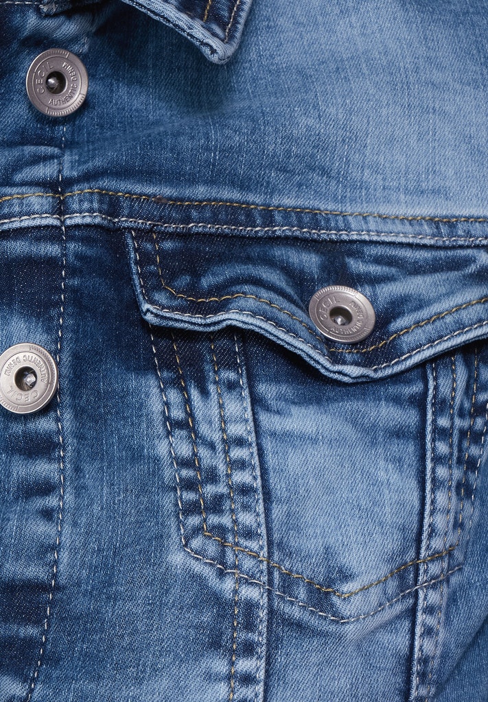 Cropped Jeansjacke