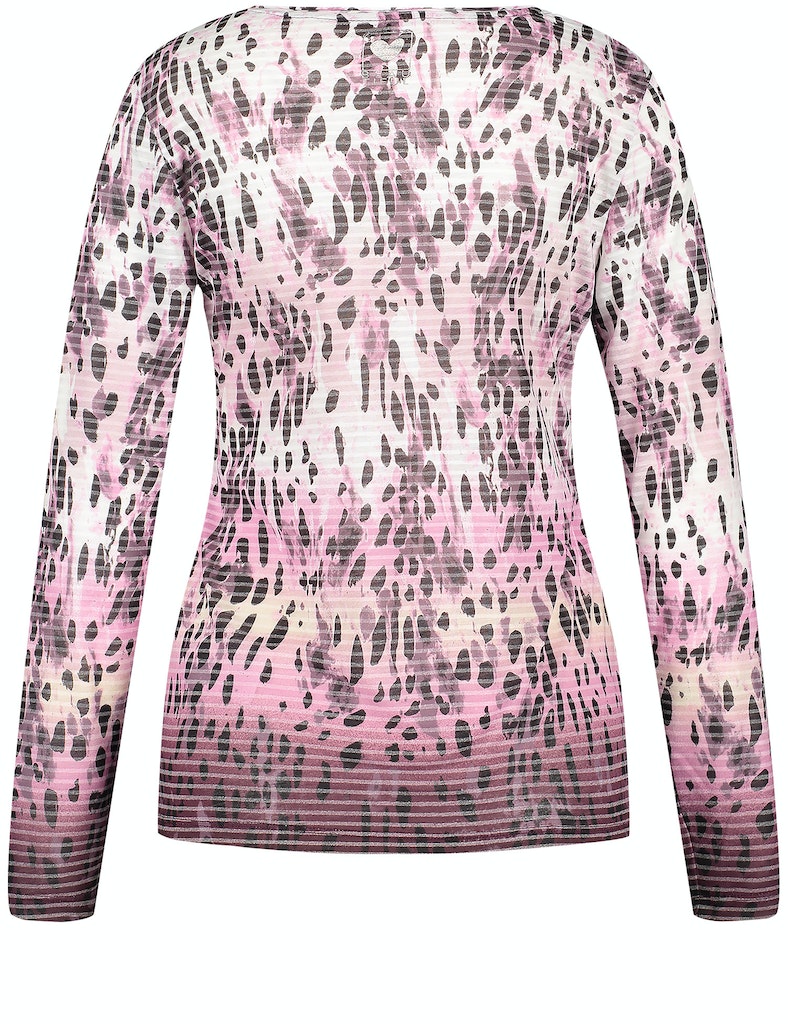 Langarmshirt mit Allovermuster