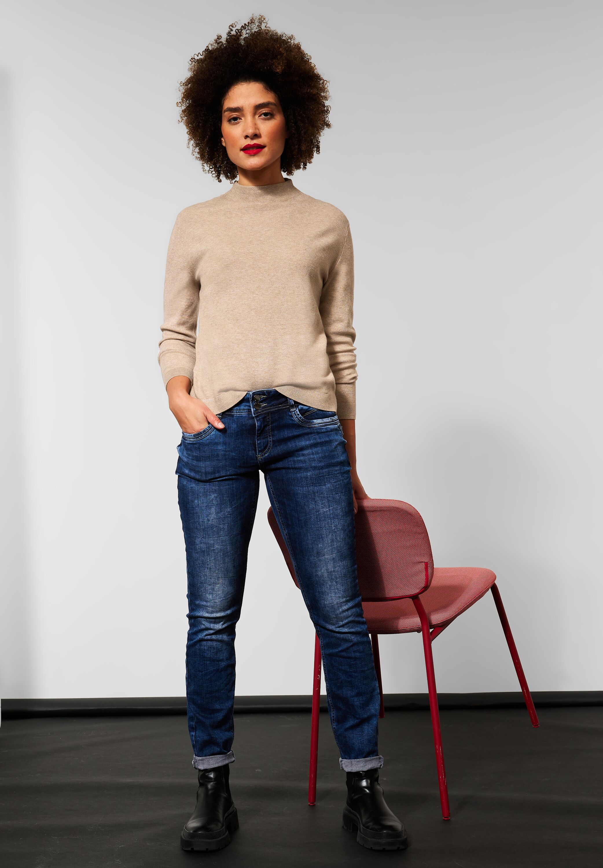 Pullover mit Struktur