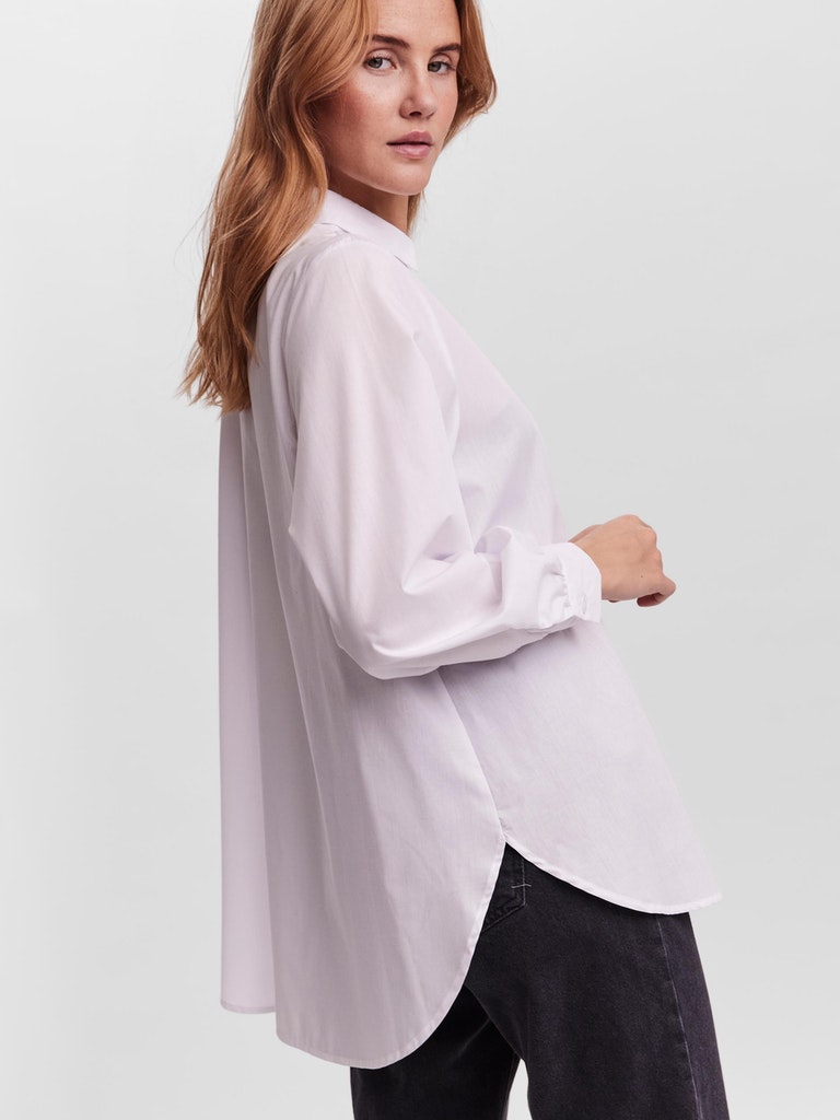 VMELLA L/S BASIC SHIRT NOOS