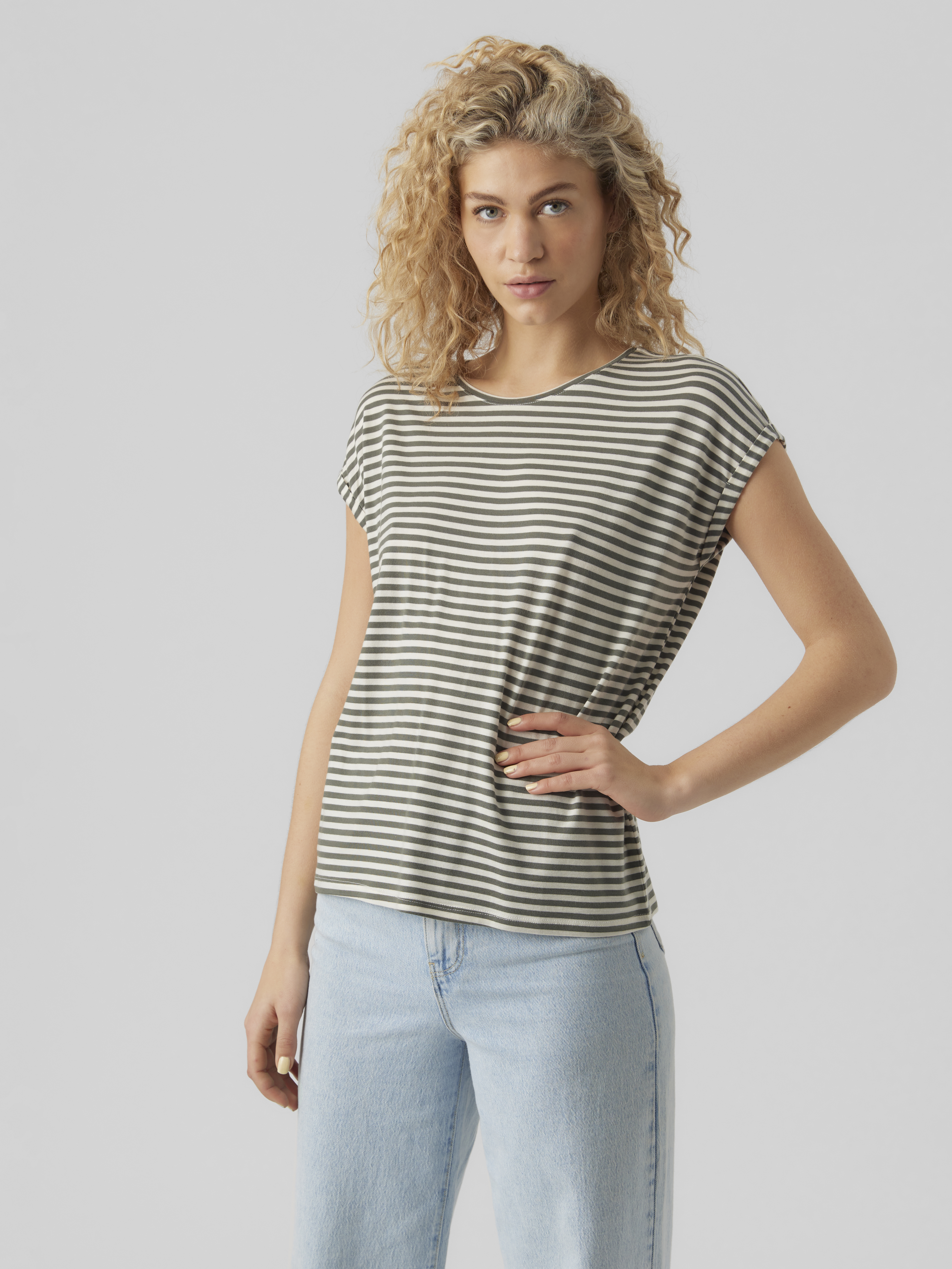 VMAVA SS TOP STRIPE JRS  NOOS