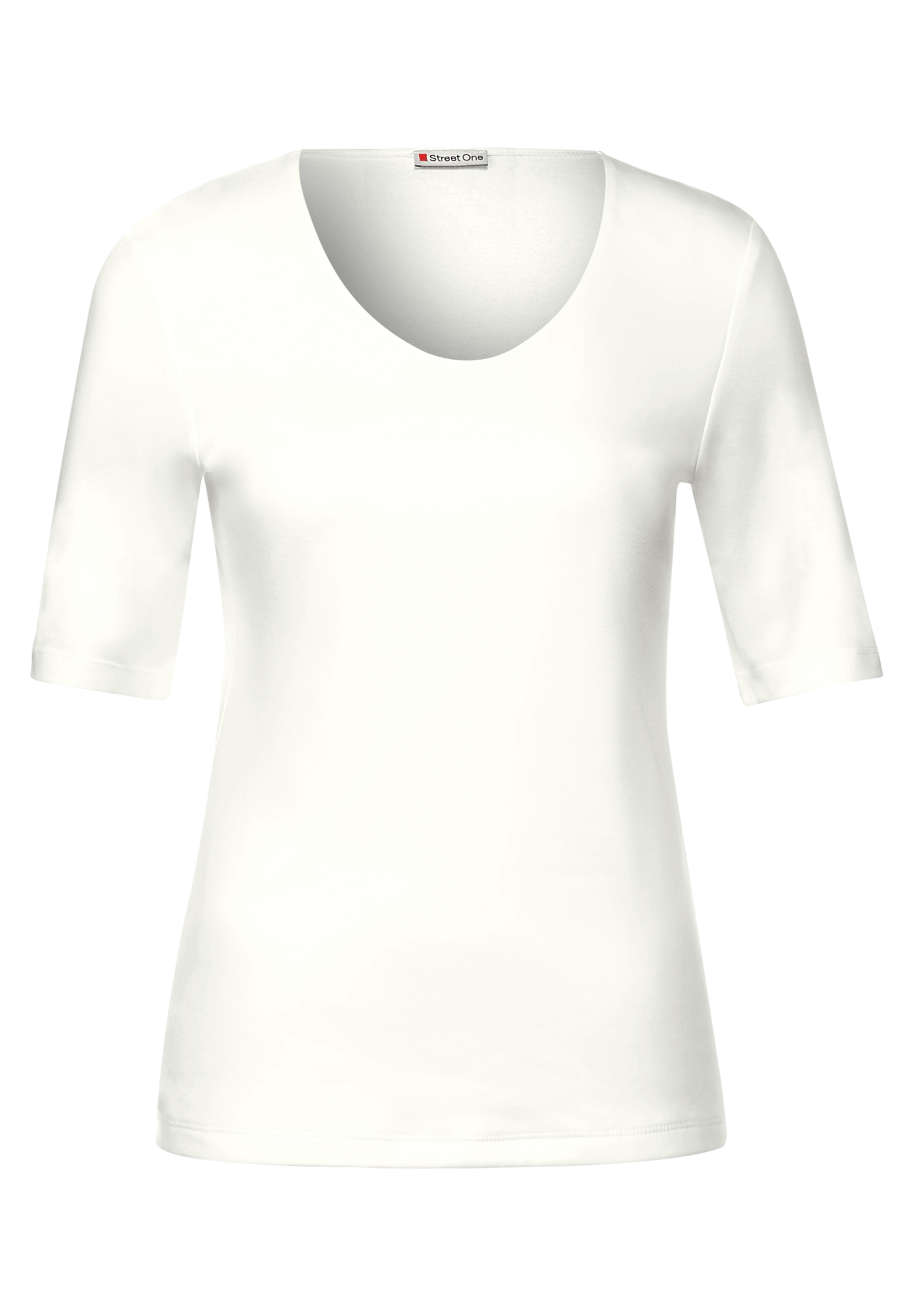 T-Shirt in Unifarbe