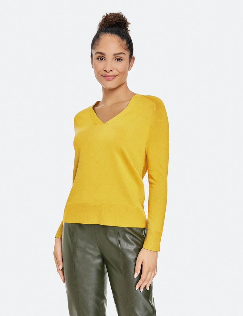 Pullover mit V-Ausschnitt