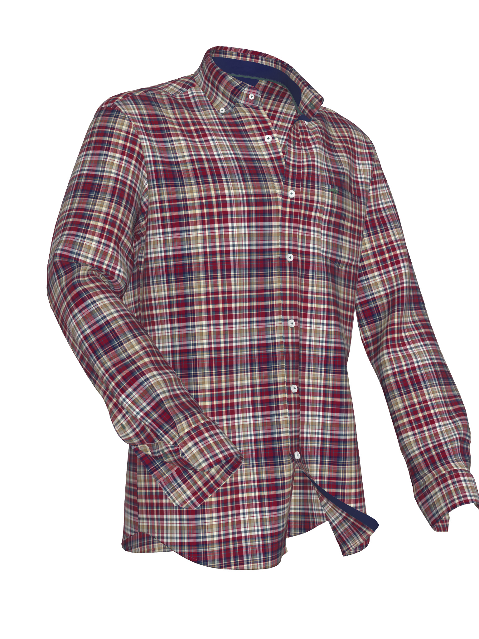 Heavy Flannel Check, B.D., 1/1