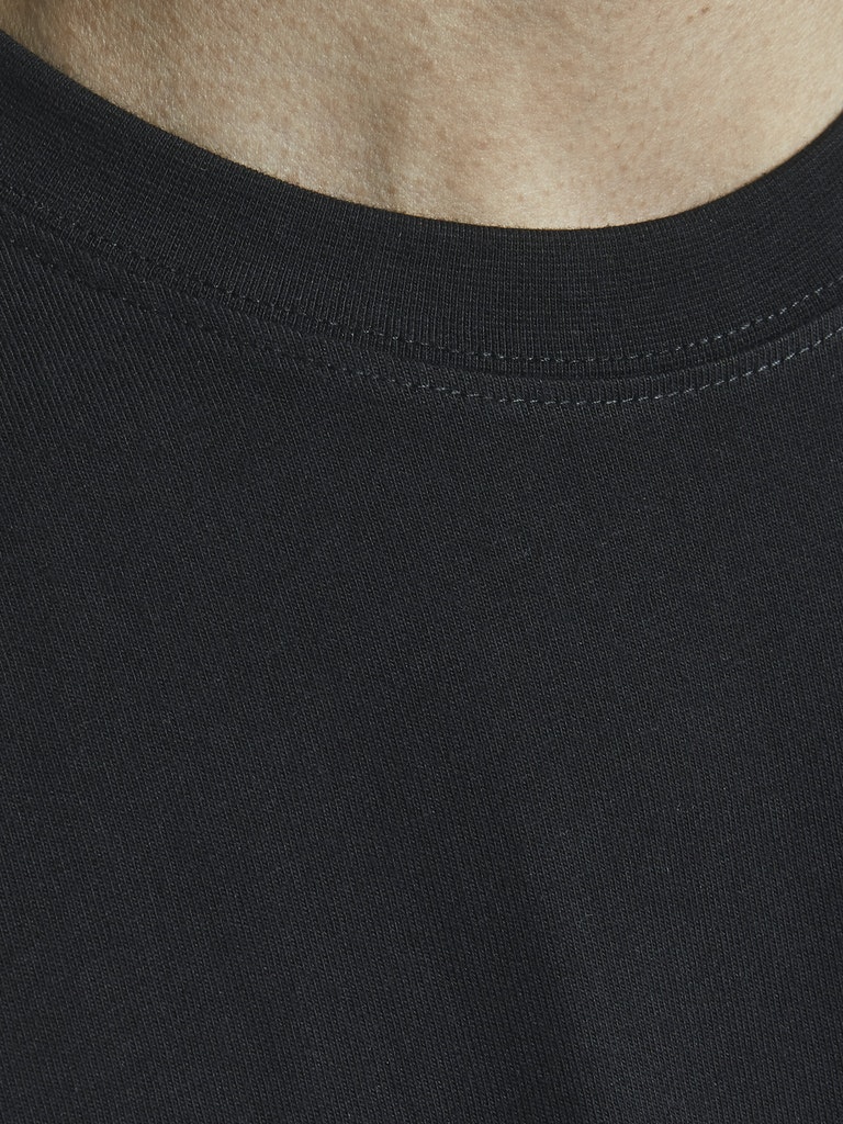 JJERELAXED CORP EMB TEE SS O-NECK NOOS