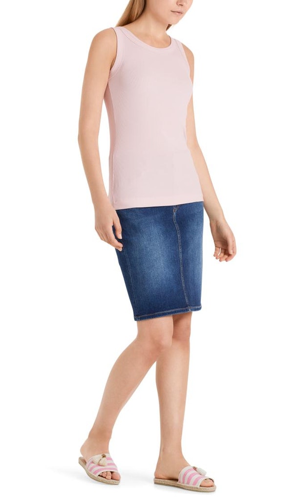 Tank Top aus Ripp-Jersey