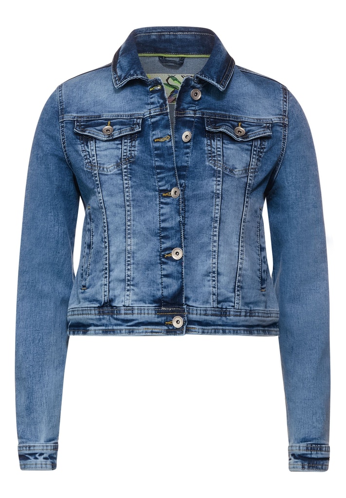 Cropped Jeansjacke