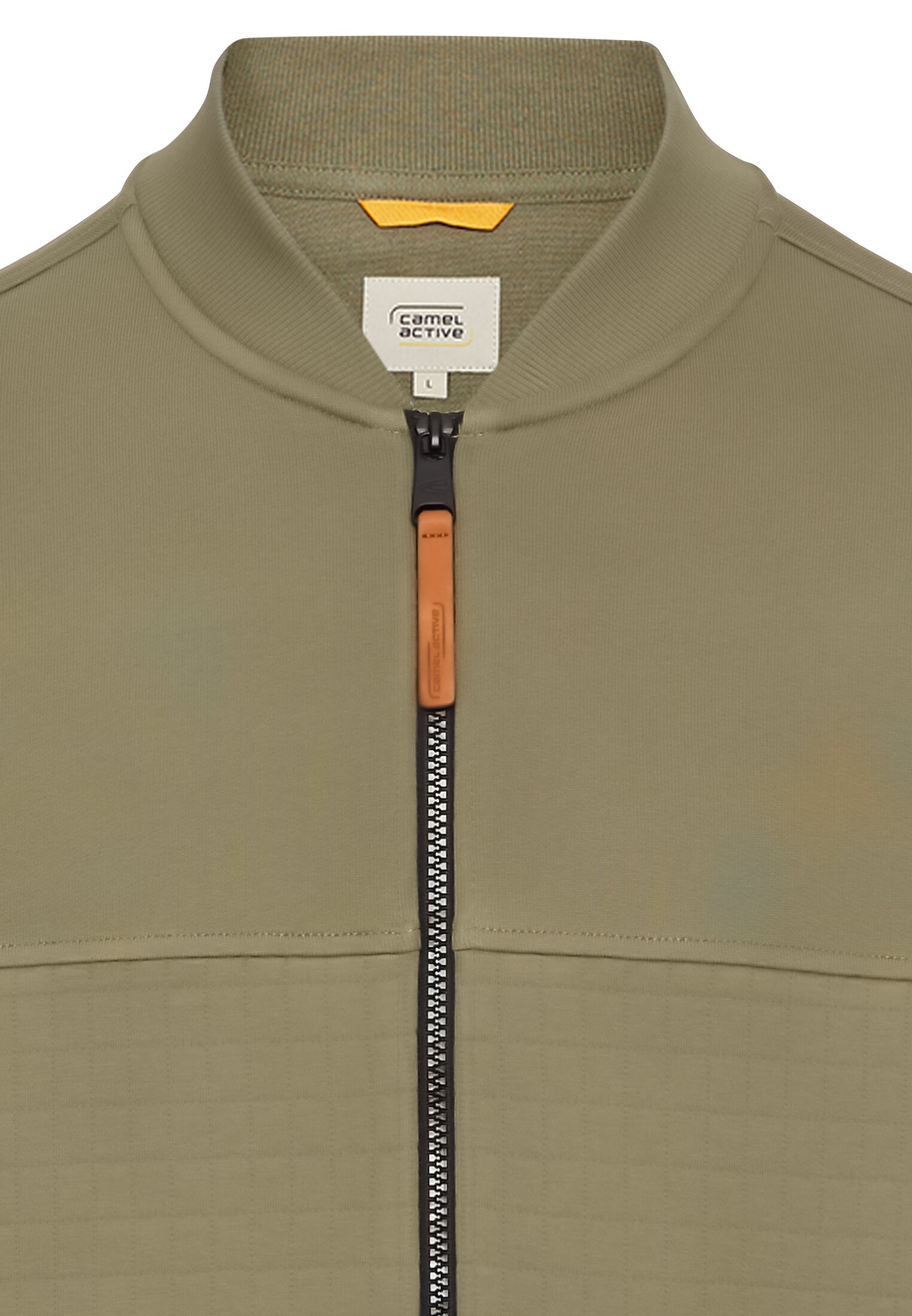 Sweatjacke mit Stehkragen