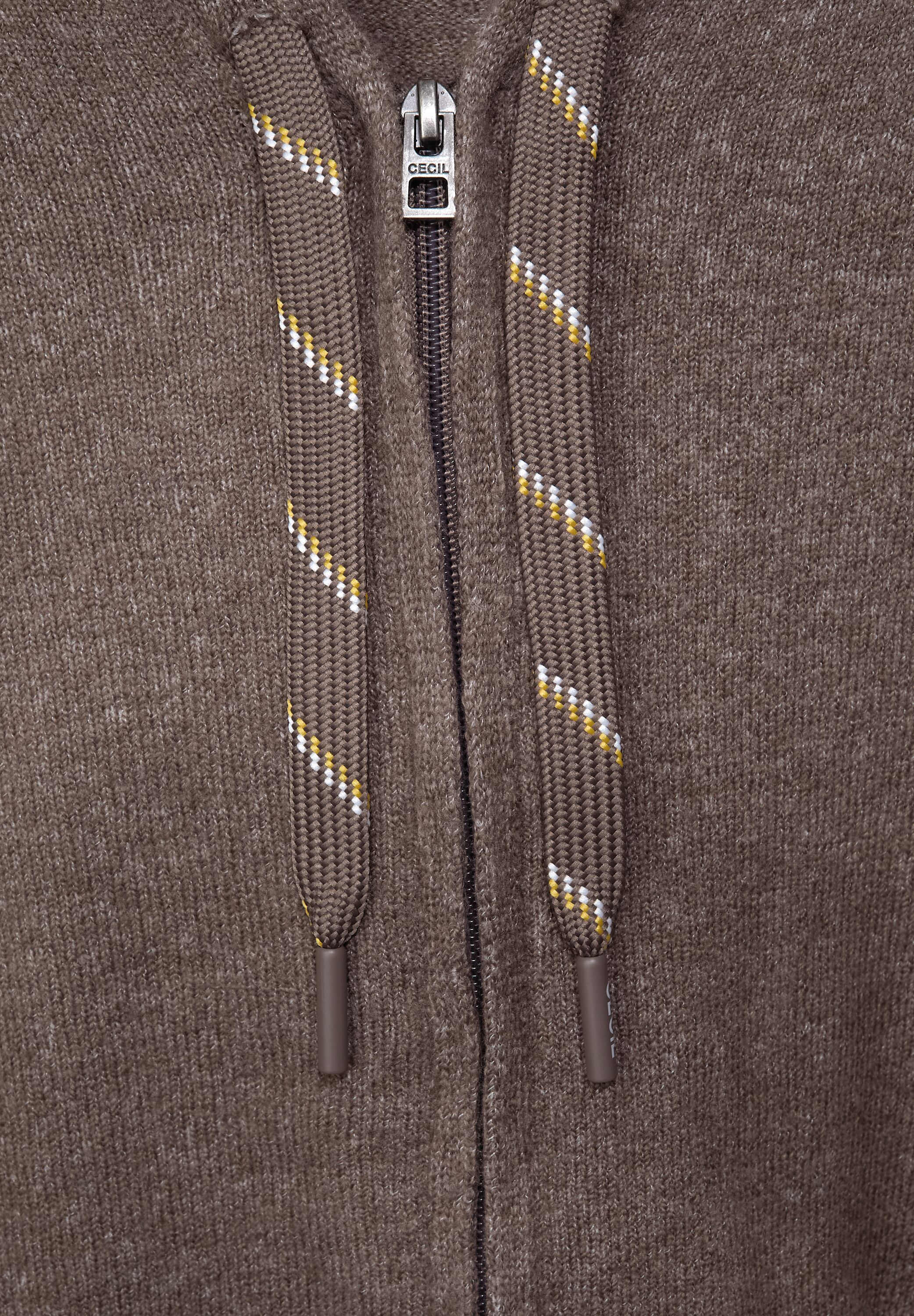 Cosy Strickjacke mit Zipper