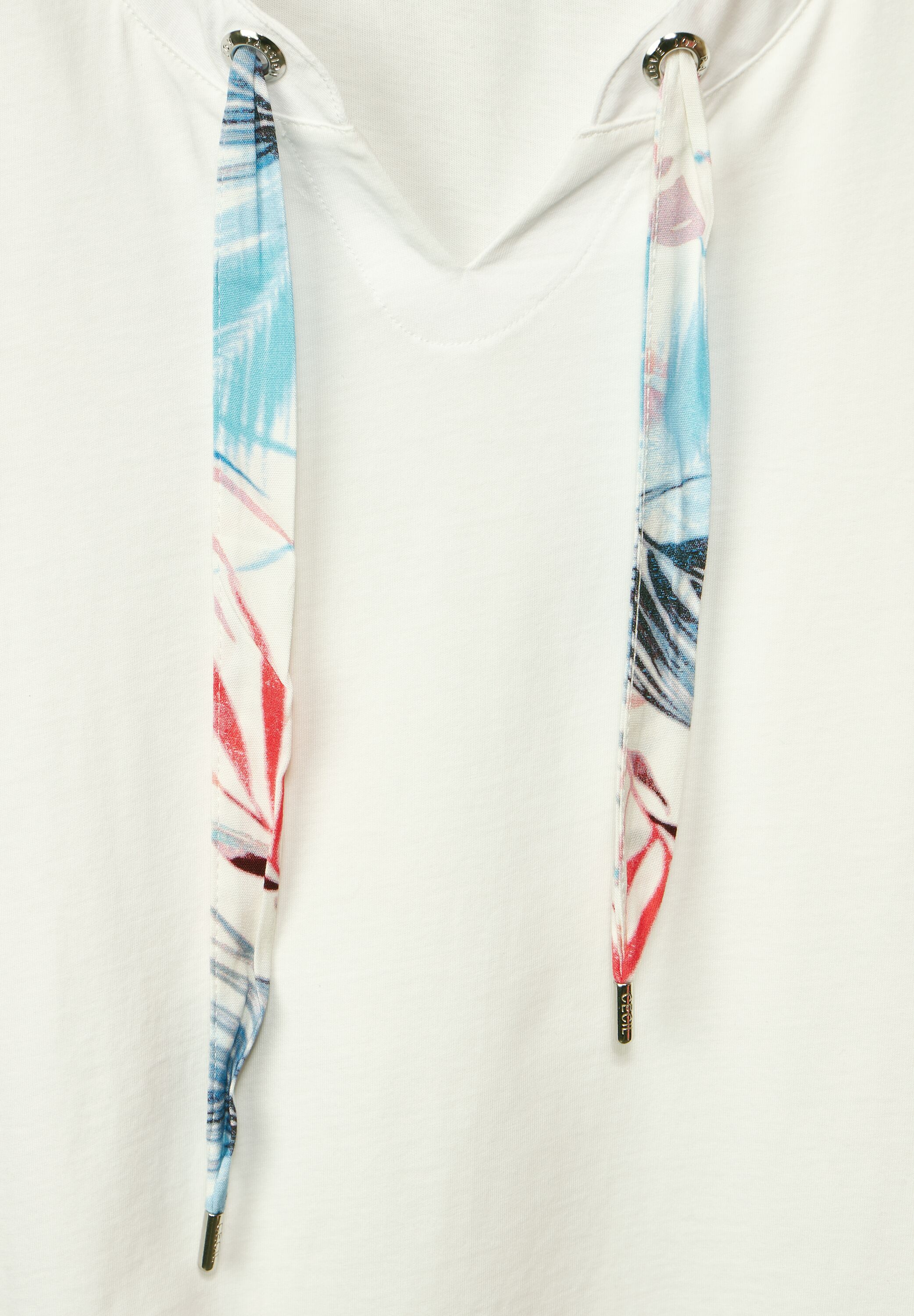 Shirt mit Print Tunnelzgband