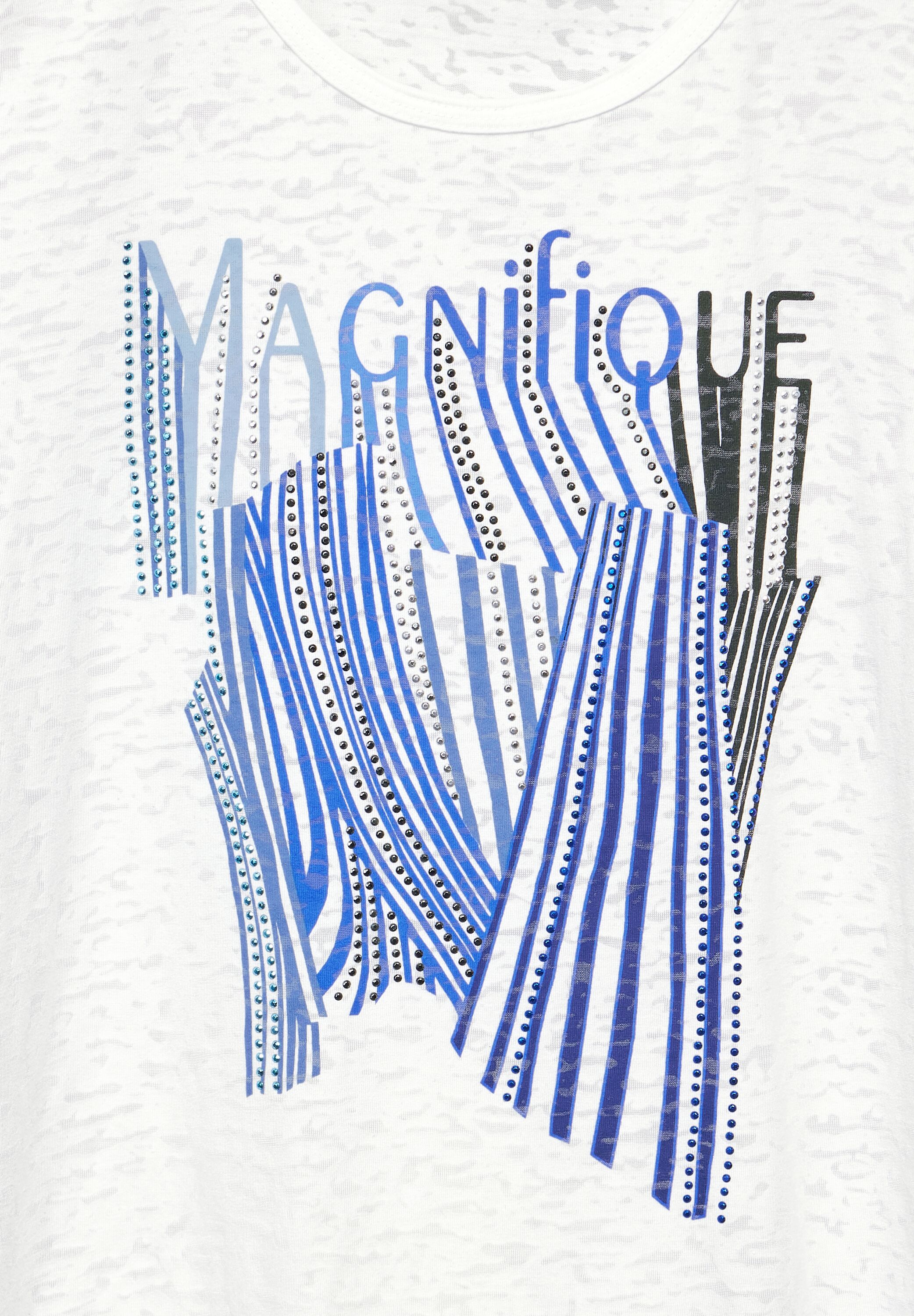 Burnout T-Shirt mit Print