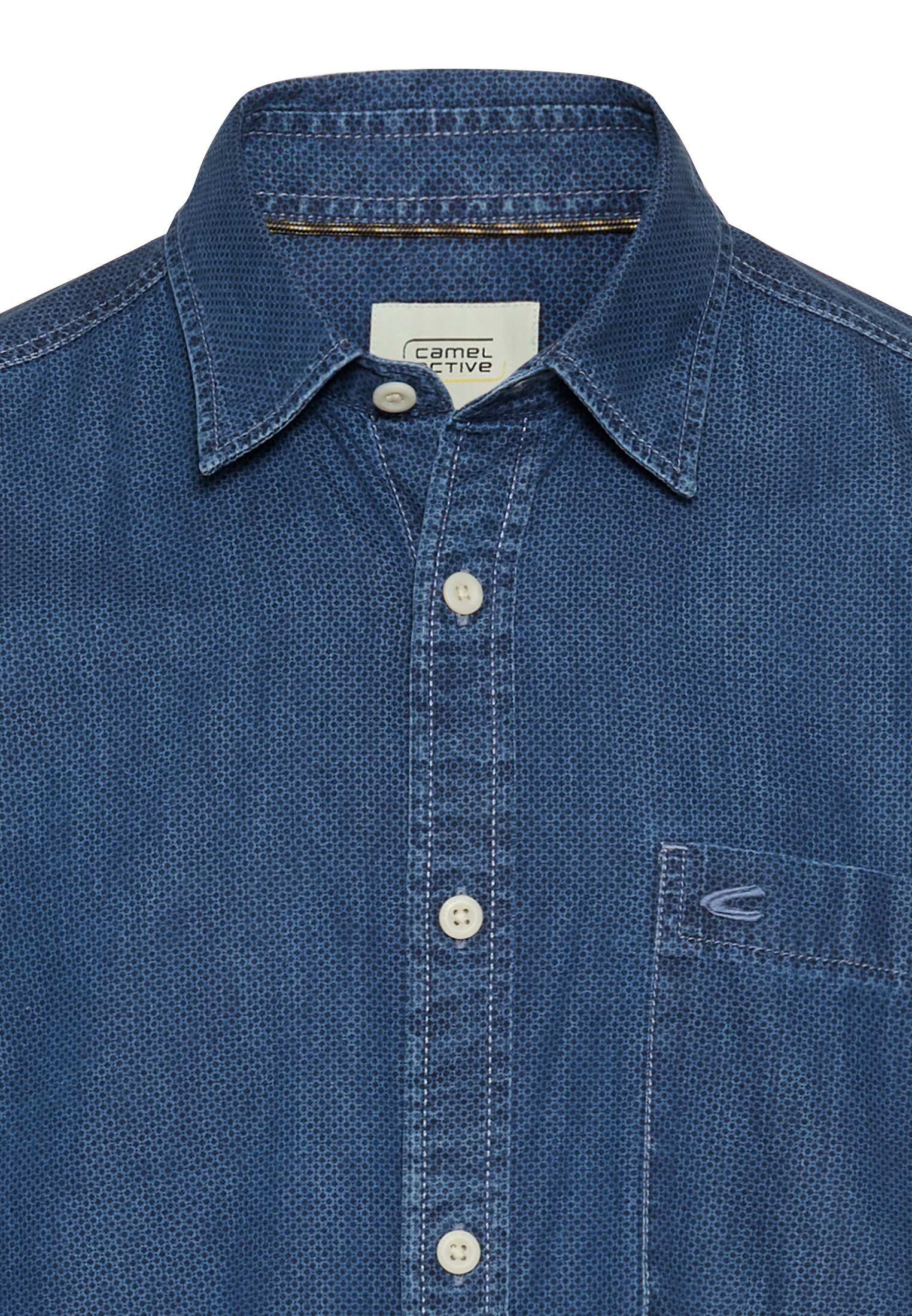 Langarm Hemd mit Allover-Print