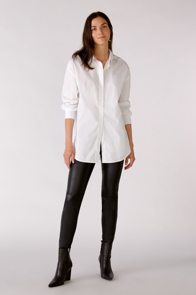 Hemdbluse im Oversized Fit